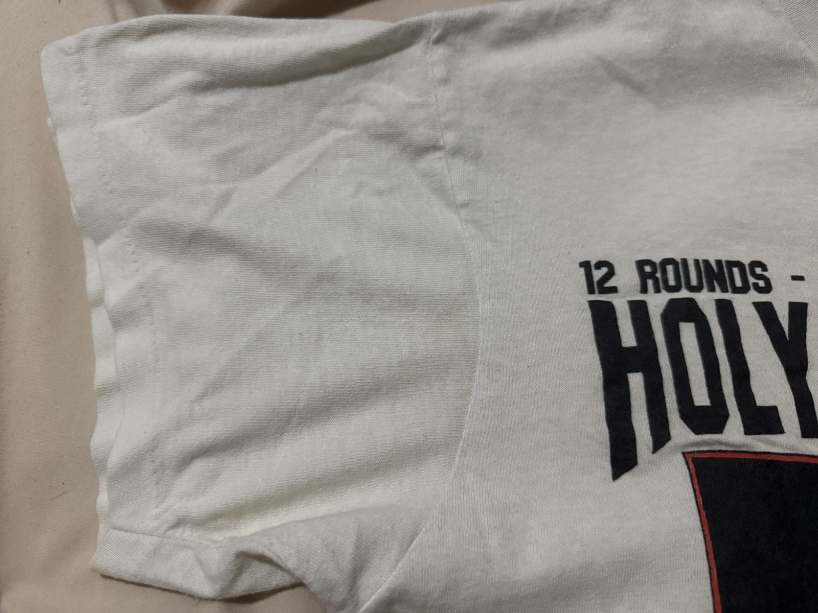 Vintage Vintage 90s Holyfield Vs Bowe Boxing T-Shirt Size US L / EU 52-54 / 3 - 12 Thumbnail