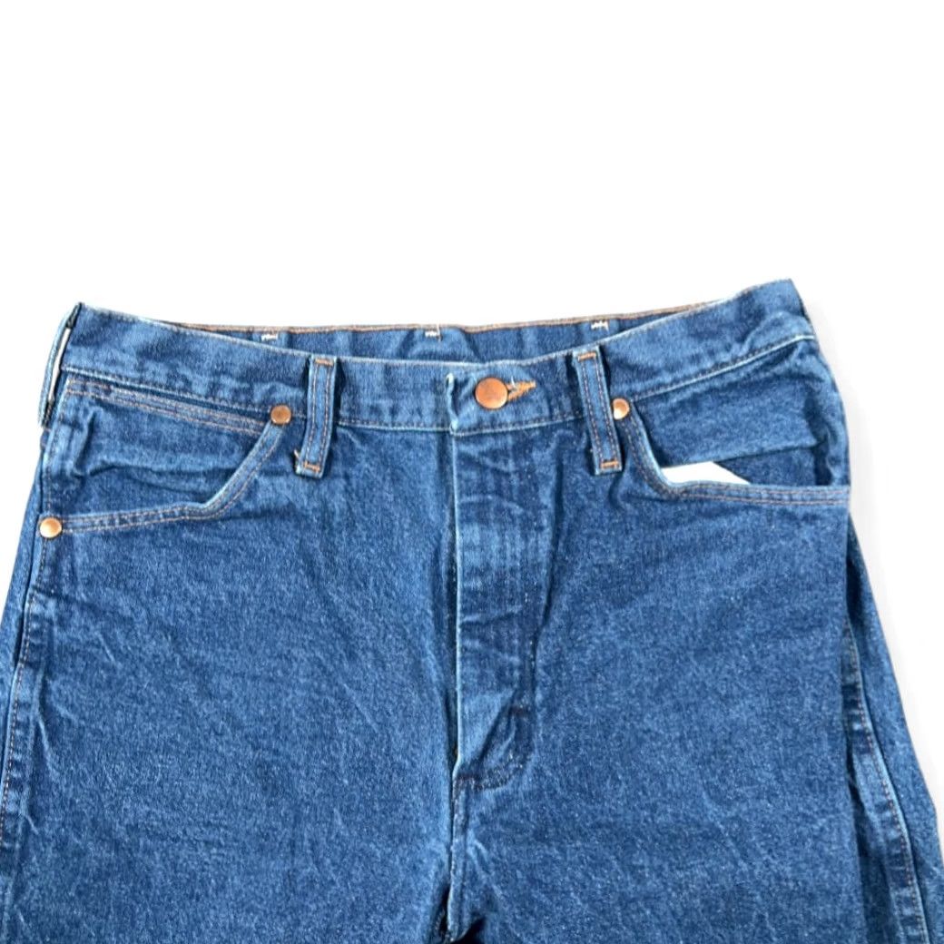 Wrangler VINTAGE Wrangler Jeans Mens 32x33 Blue Cowboy Cut Slim Fit USA Made Western 90s Size US 32 / EU 48 - 3 Thumbnail
