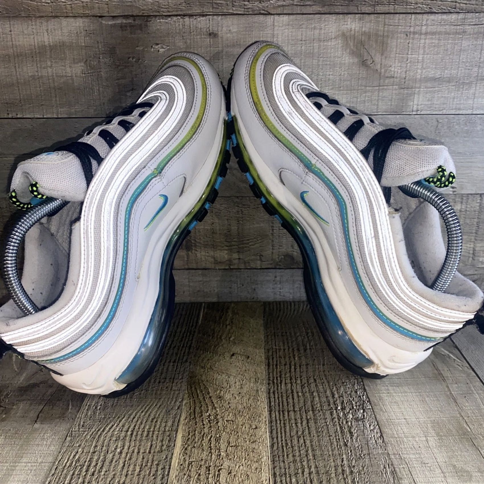 Nike Nike Air Max 97 Worldwide Pack White Mens Size 9 CZ5607-100 Size US 10 / EU 43 - 7 Thumbnail