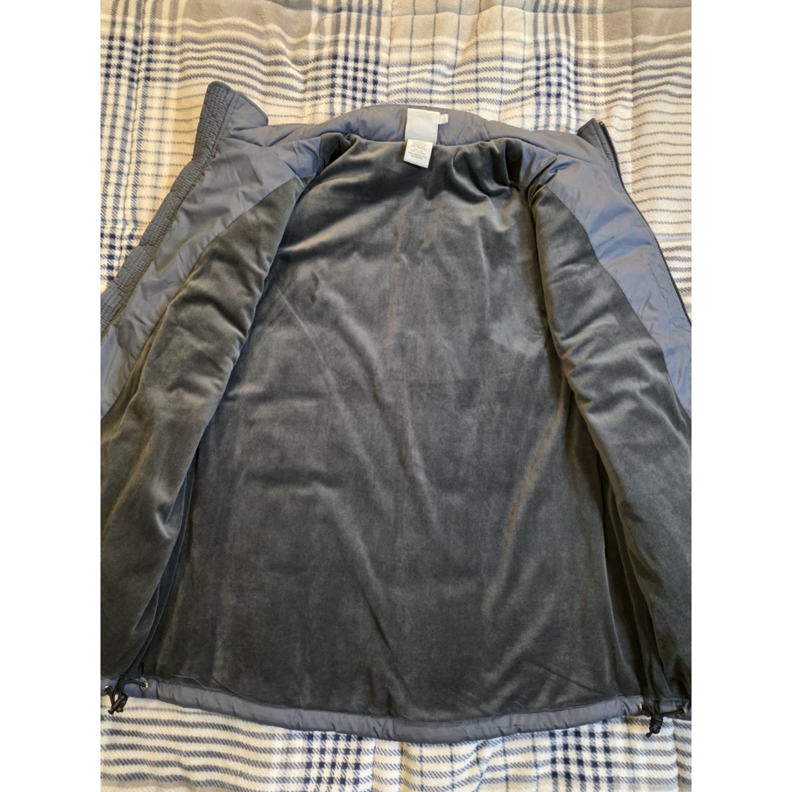 Vintage Cinch Vest Puffer Quilted Full Zip Lined Charcoal Gray Men's XL Western Casual Jacket/Coat Size US XL / EU 56 / 4 - 3 Thumbnail