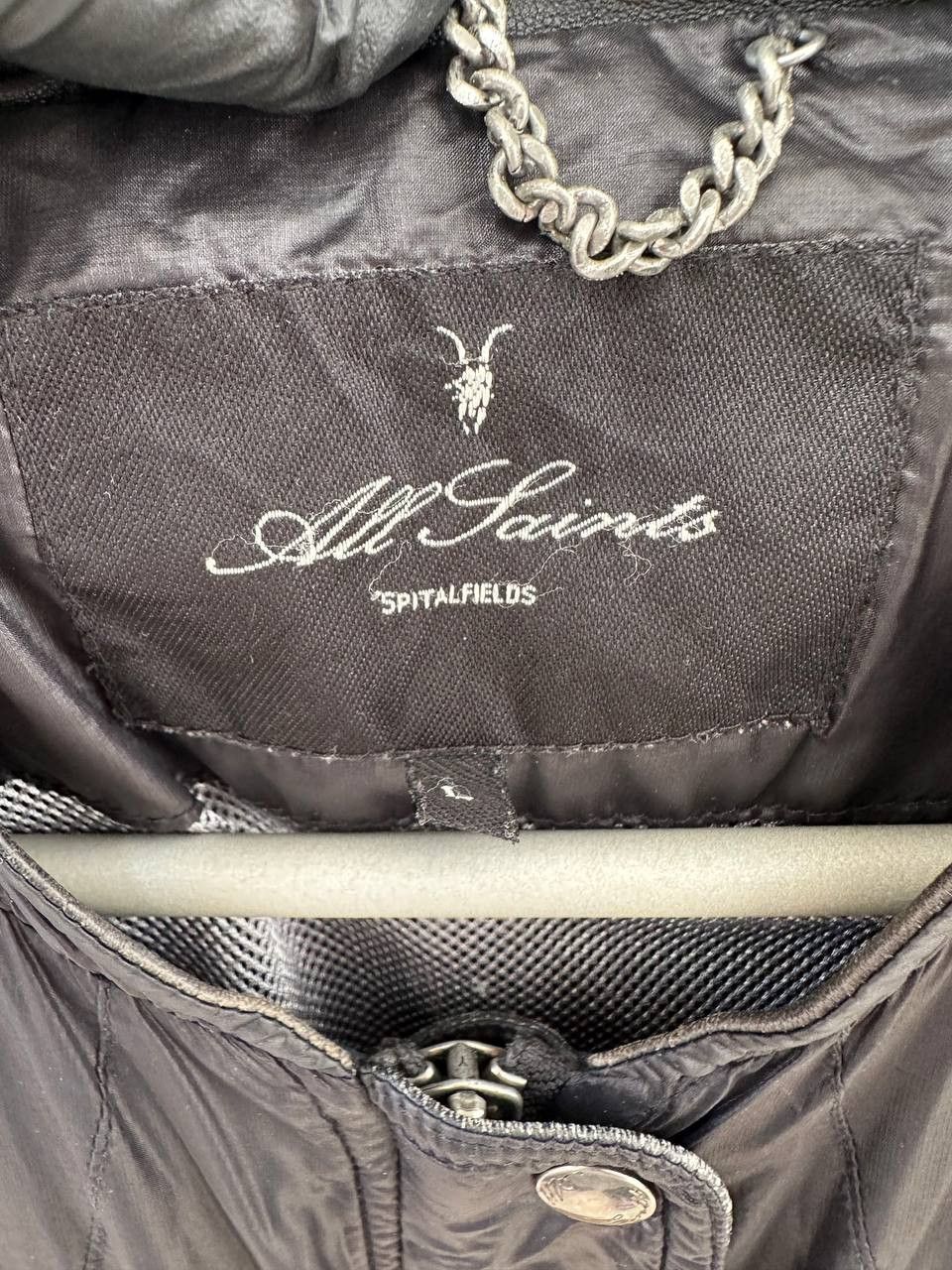 Allsaints × Vintage Allsaints Howard Nylon Jacket Vintage Long Sleeve Bomber Size L / US 10 / IT 46 - 18 Thumbnail