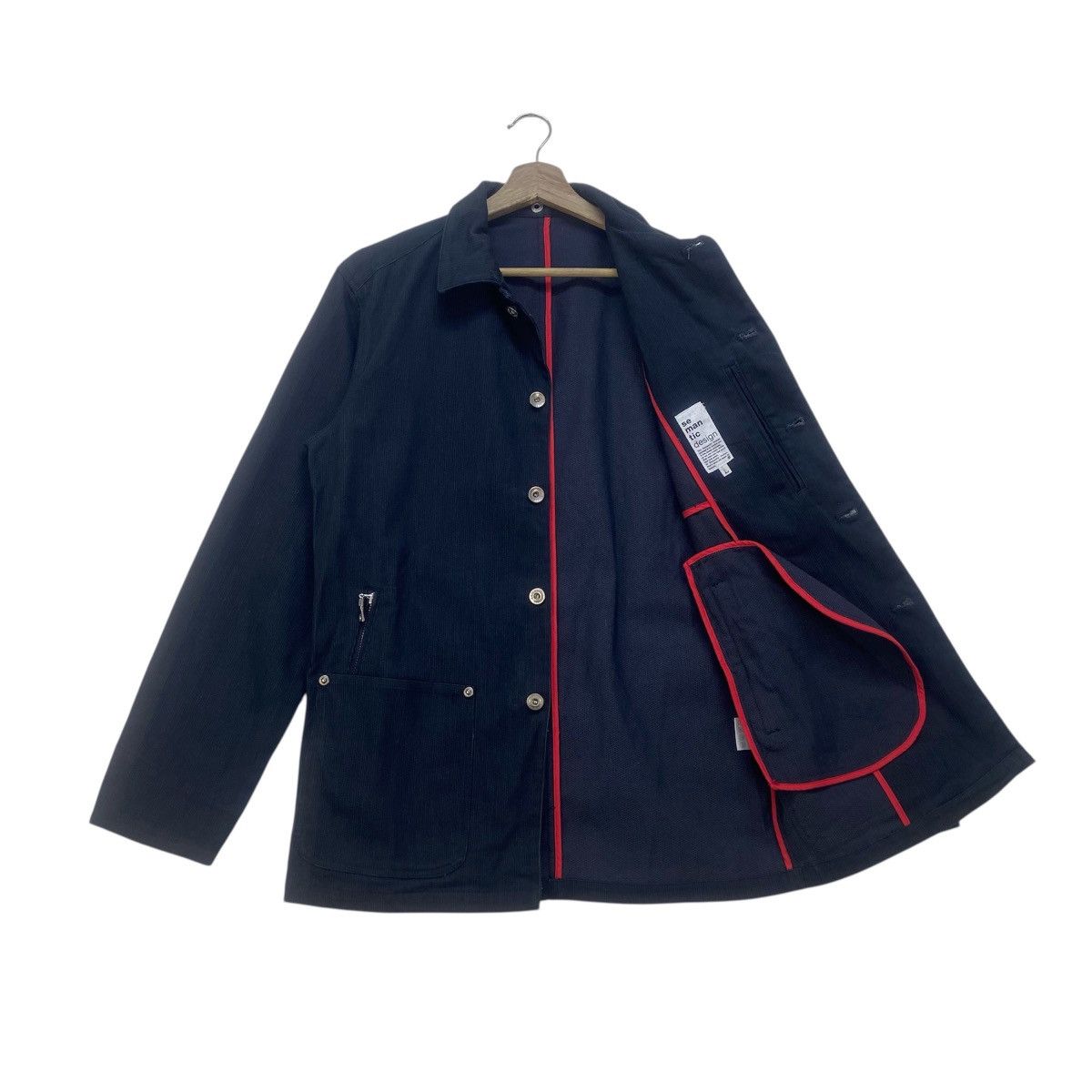 semanticdesign Japanese Brand Semantic Design Workwear Zipper Corduroy Size US S / EU 44-46 / 1 - 3 Thumbnail