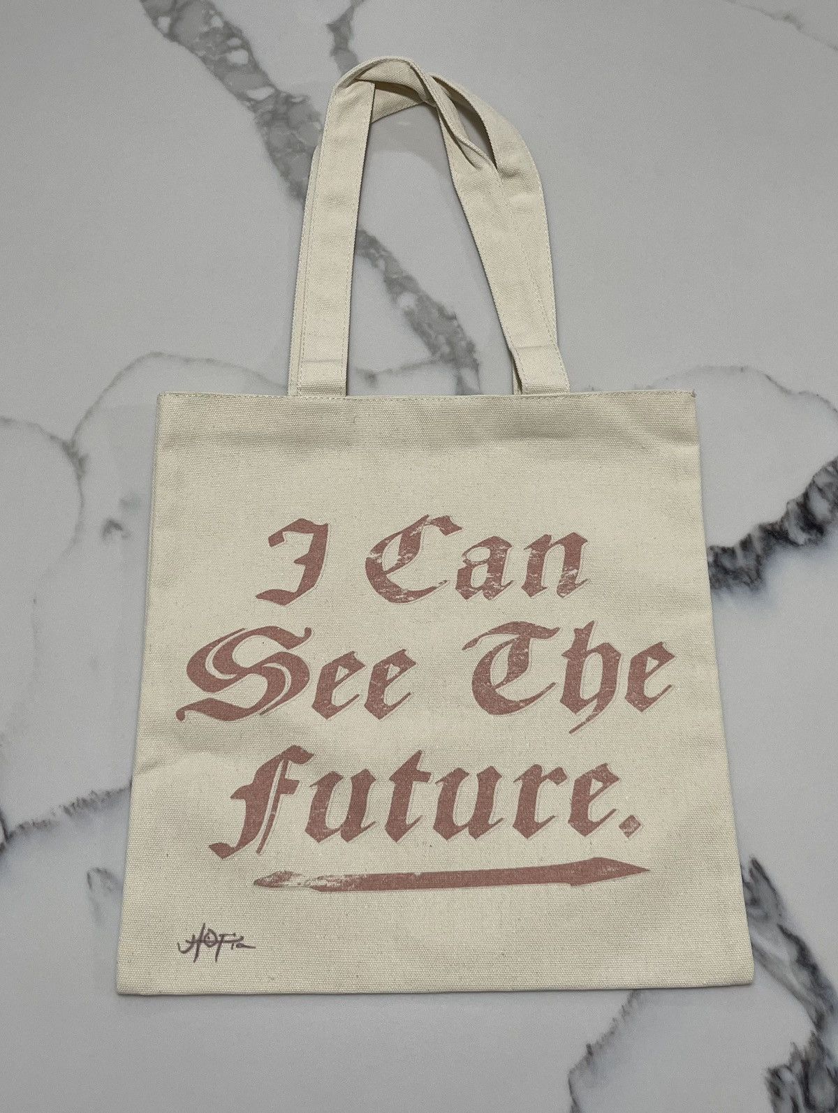 Travis Scott Official Travis Scott Utopia “I Can see The Future” Tote Bag Size ONE SIZE - 1 Thumbnail
