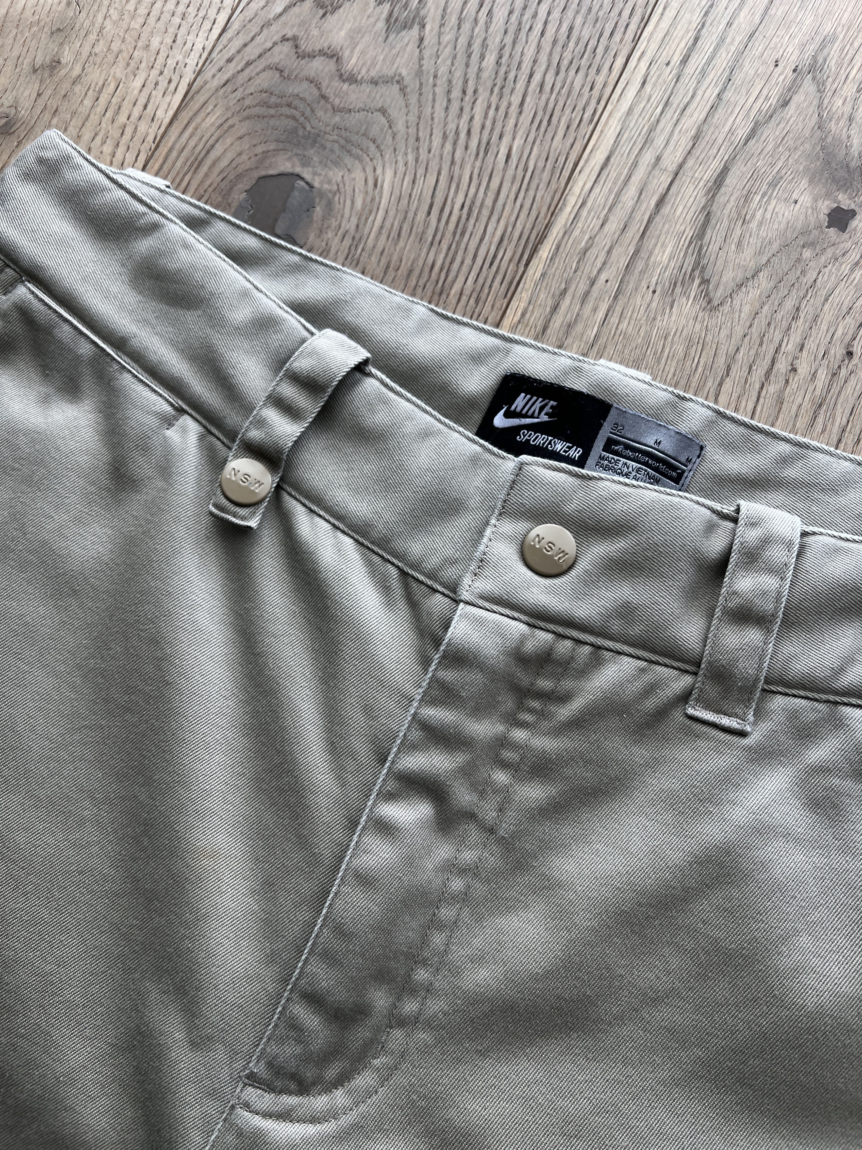 Nike Rare! Nike NSW Selvedge vintage chino trousers pants y2k sk8 Size US 32 / EU 48 - 14 Thumbnail
