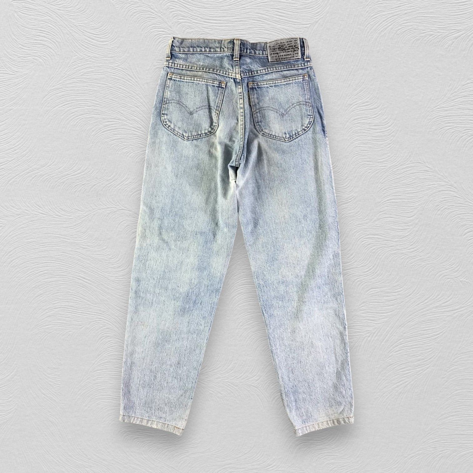 Levi's Vintage 90s Levis 575 Jeans Faded Blue Denim Size US 27 - 2 Thumbnail