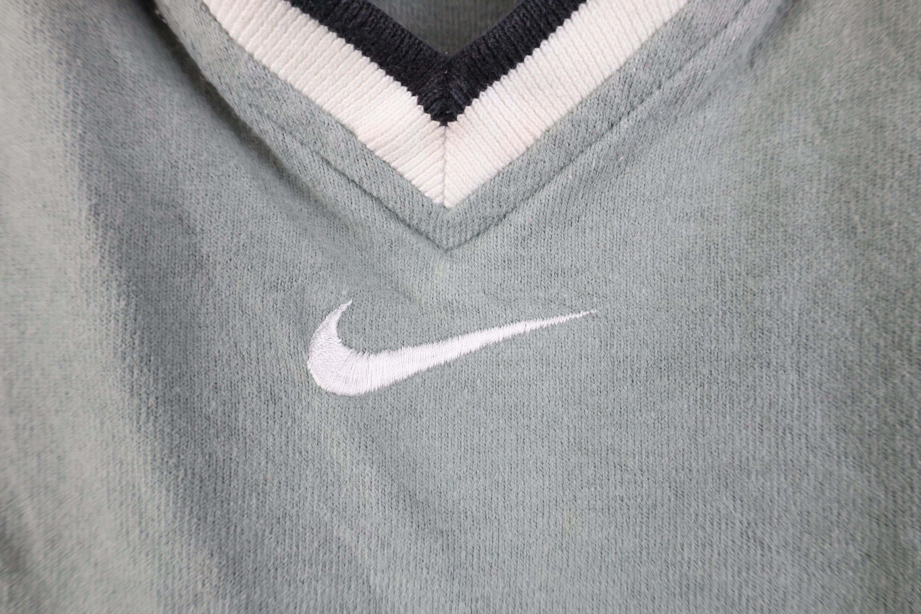 Nike Vintage 90s Nike Scott Center Swoosh Heavyweight Polo Shirt Size US XL / EU 56 / 4 - 4 Thumbnail