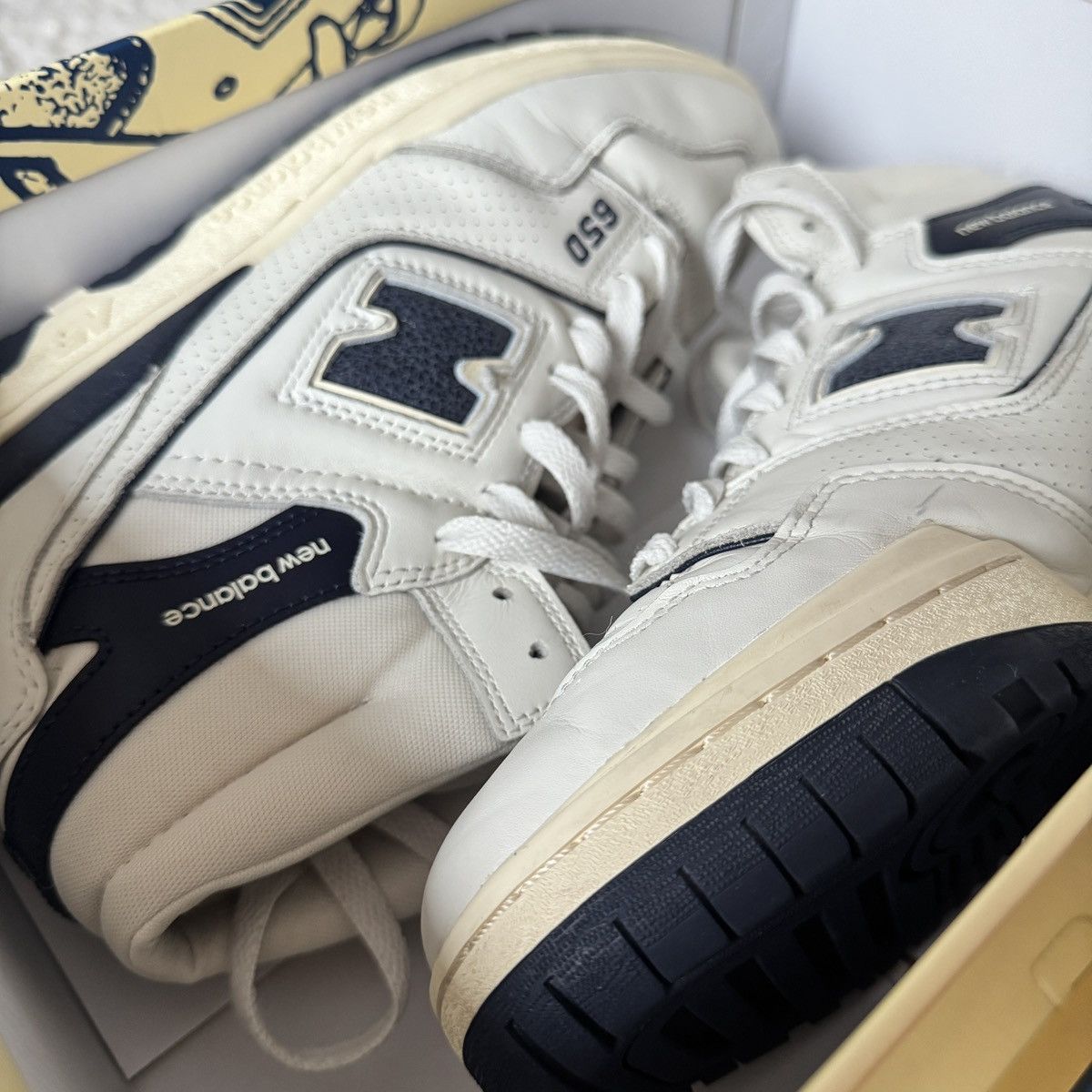 Aime Leon Dore × New Balance New Balance 650R Aime Leon Dore White Navy Size US 9 / EU 42 - 4 Thumbnail