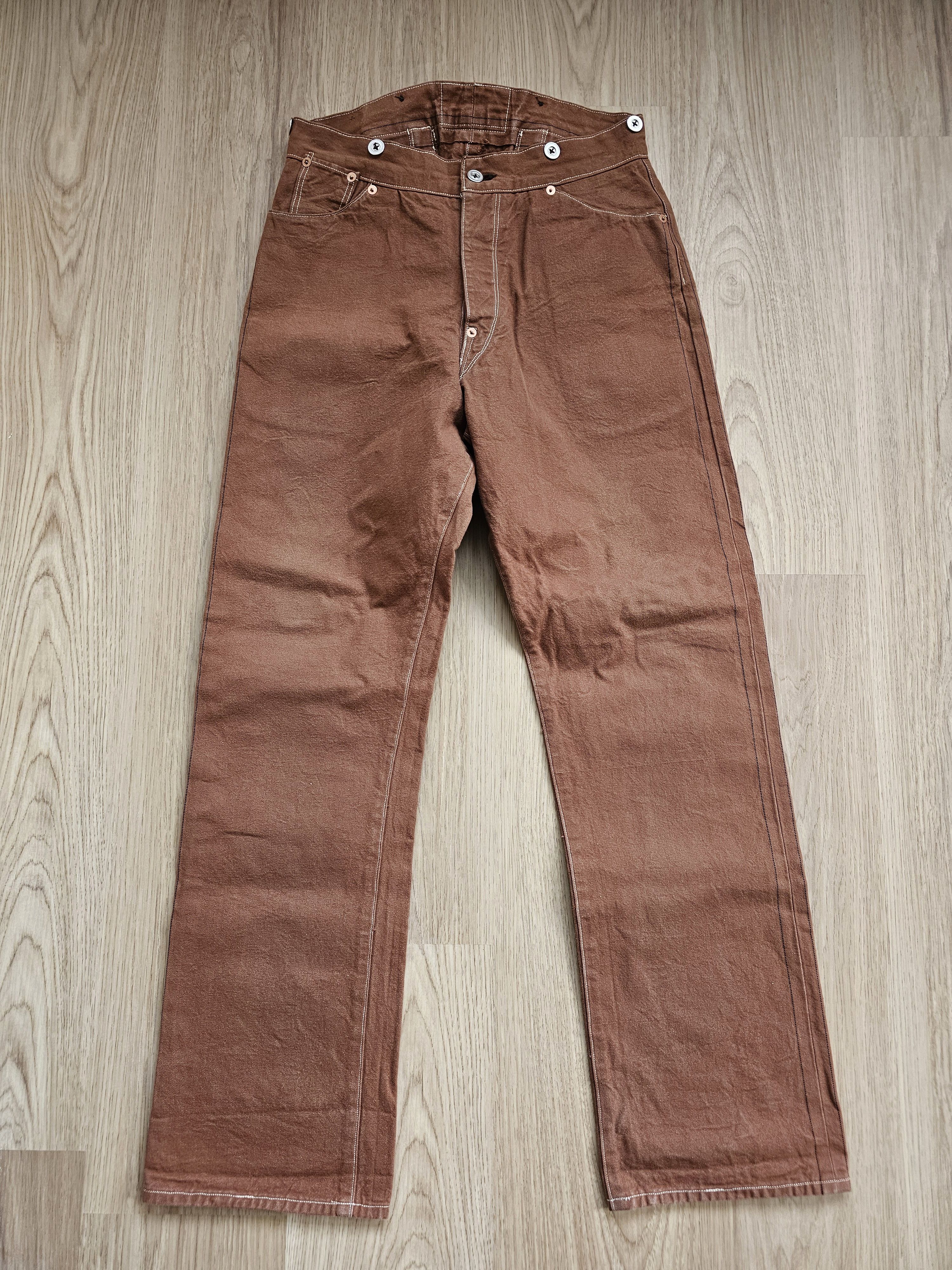 Levi's Vintage Clothing Vintage LVC 1873 Duck Canvas 501XX 1870 1890 1920 1933 Size US 28 / EU 44 - 1 Thumbnail