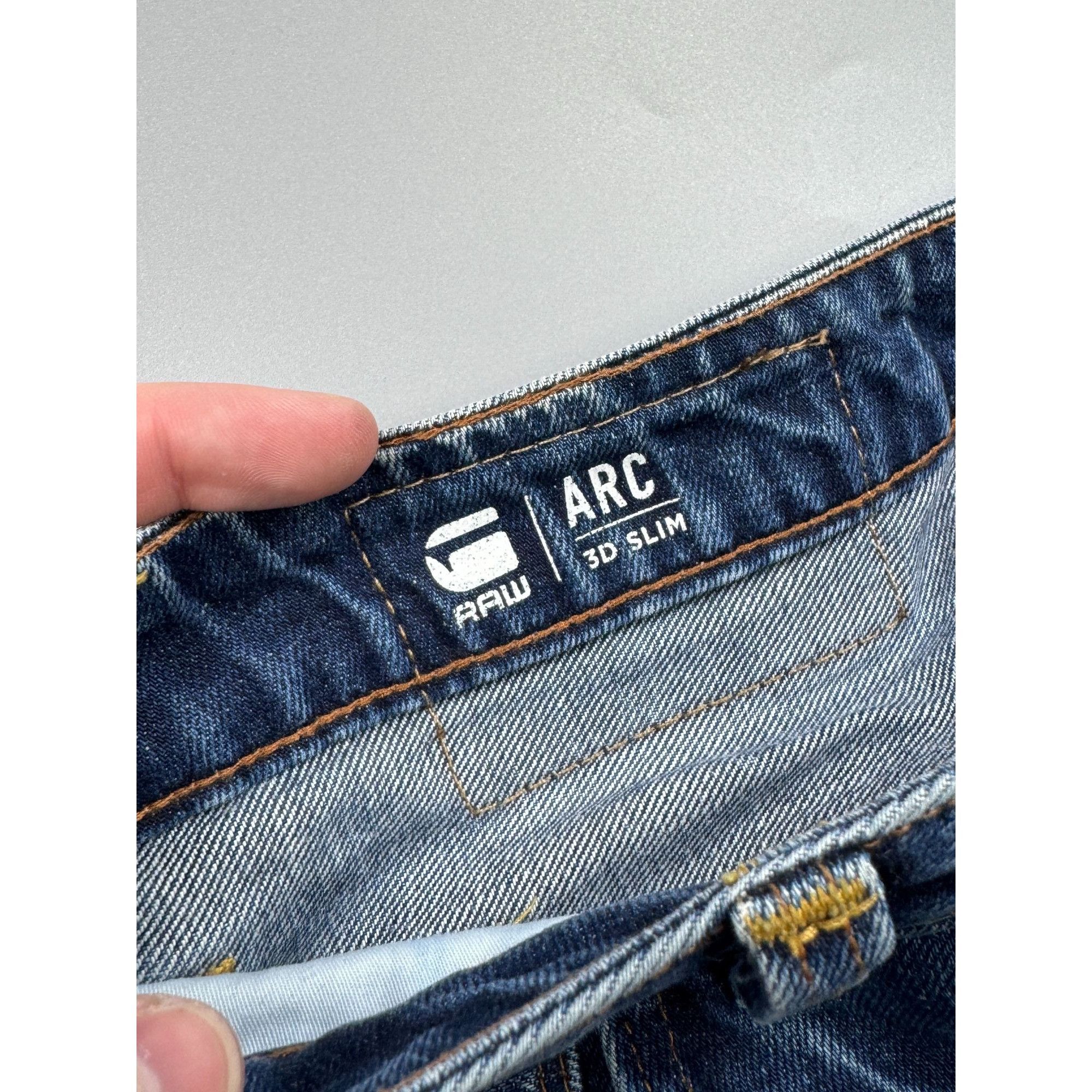 G-Star G-Star Raw Arc 3D Slim Denim Jeans Pants (Y1188) Size US 31 - 8 Thumbnail
