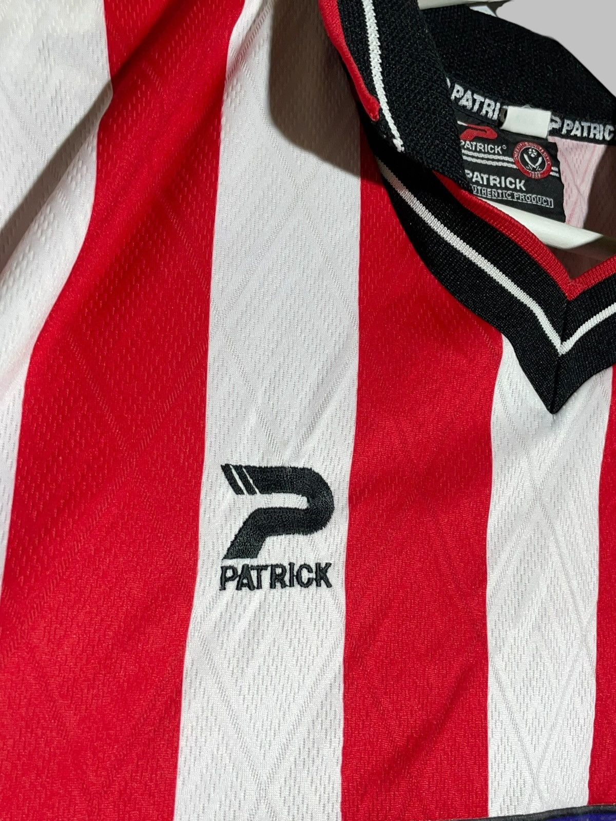Vintage Sheffield United Patrick 2001/02 Vintage Home Football Shirt Size US XL / EU 56 / 4 - 4 Thumbnail