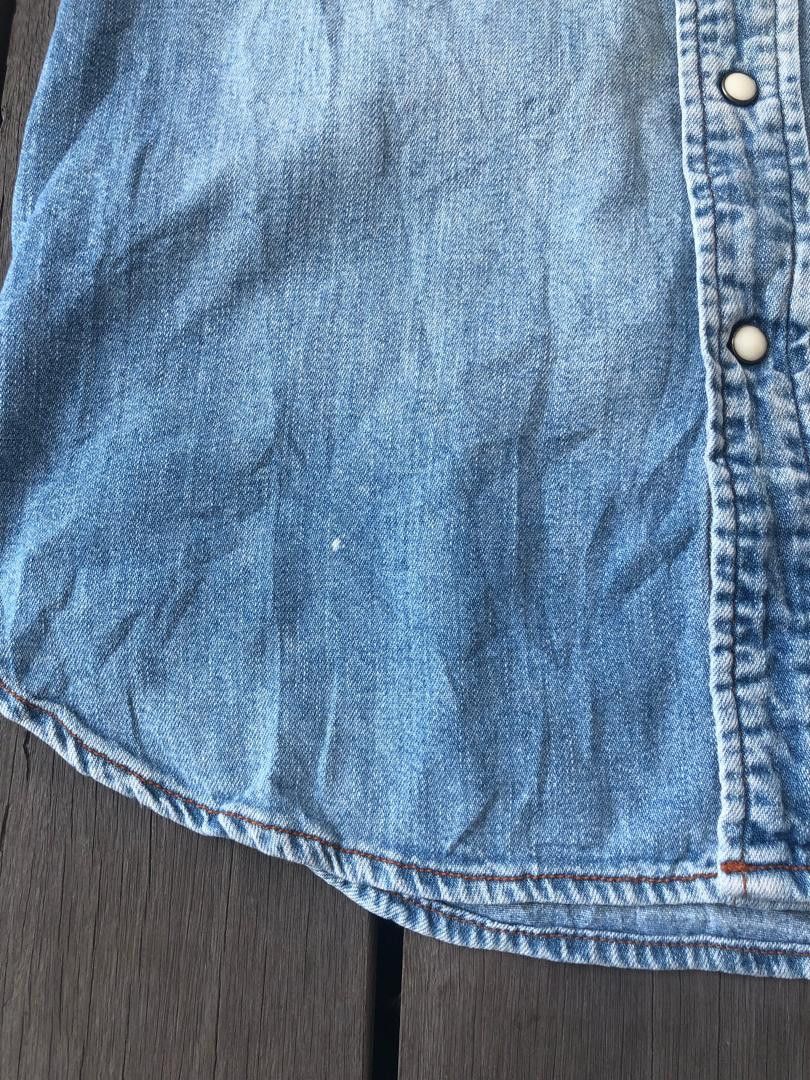 Blue Blue Japan Blue Blue Japan Denim Western Shirt Made in Japan Size US L / EU 52-54 / 3 - 2 Thumbnail