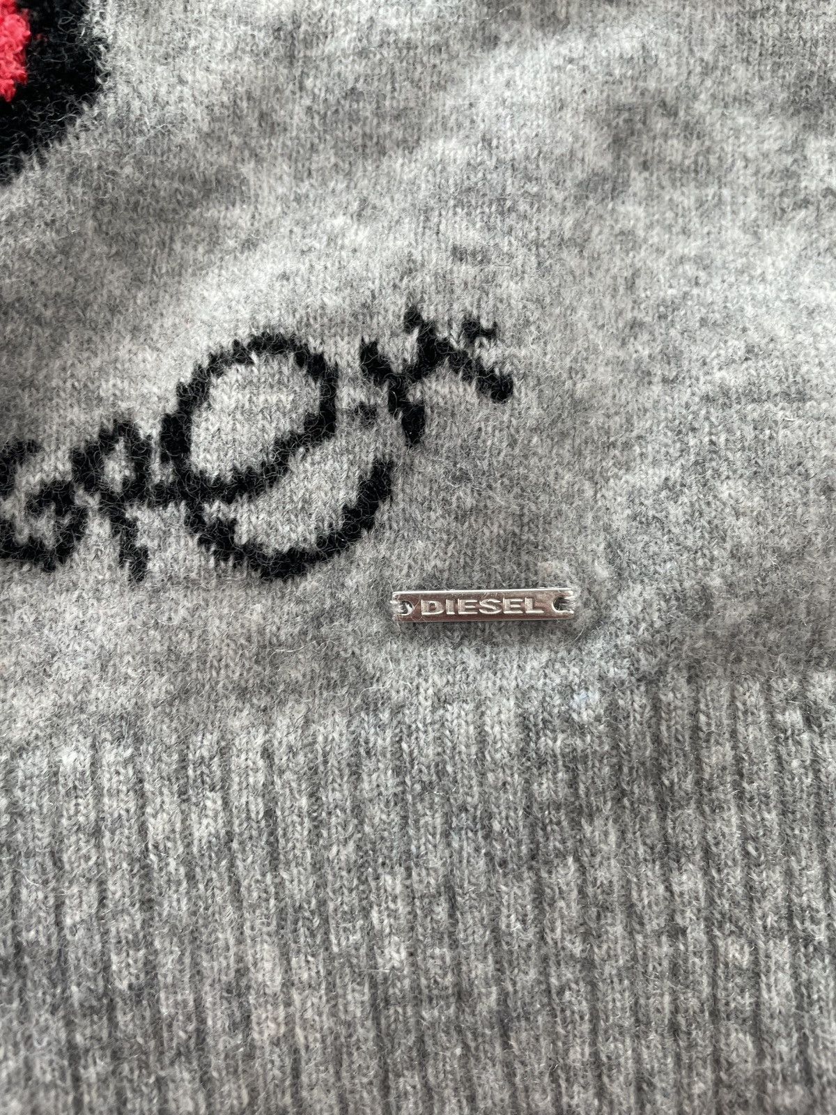Diesel Diesel Sweater Full Print Avant Garde Y2K Size US S / EU 44-46 / 1 - 5 Thumbnail