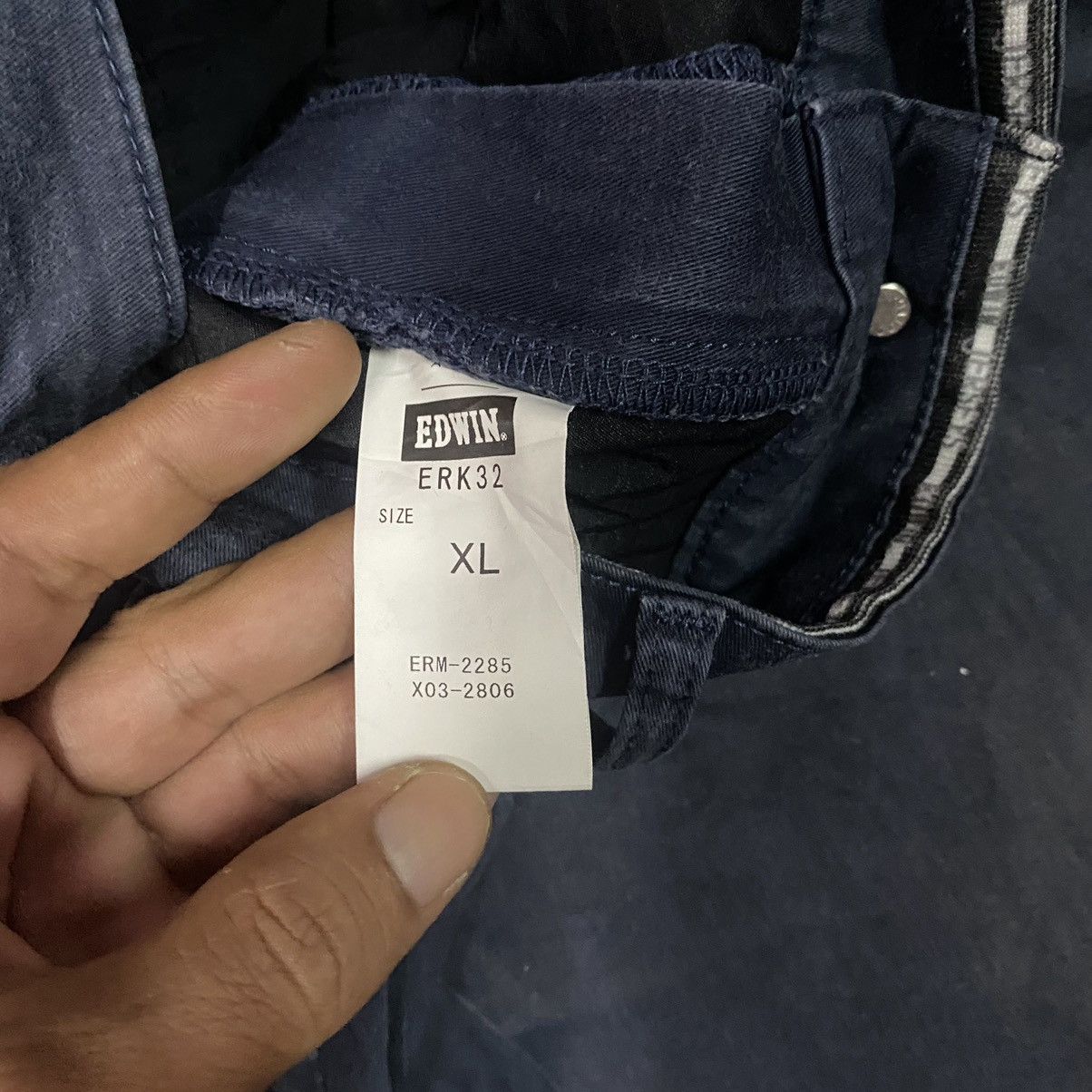Edwin × Japanese Brand Vtg Edwin Strechtable Chino Pants Size US 34 / EU 50 - 4 Thumbnail