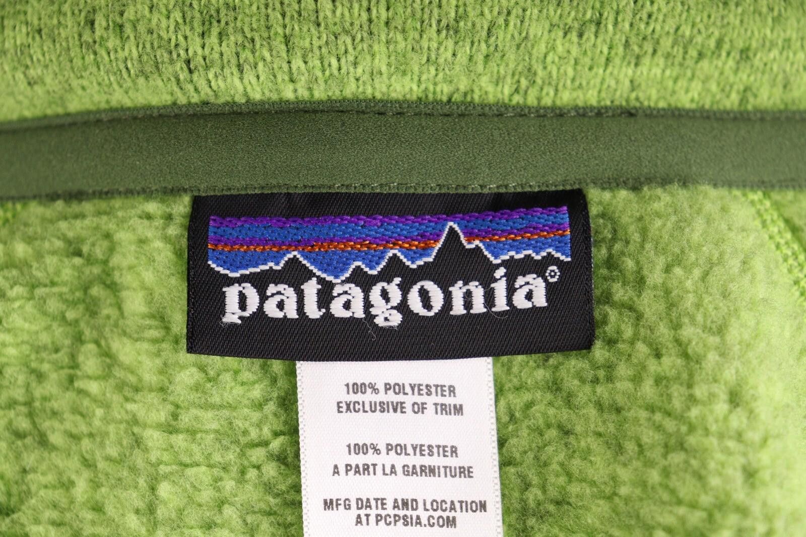 Patagonia Patagonia Green Full Zip Hiking Fleece Sherpa Jacket Size XS Size XS / US 0-2 / IT 36-38 - 12 Thumbnail