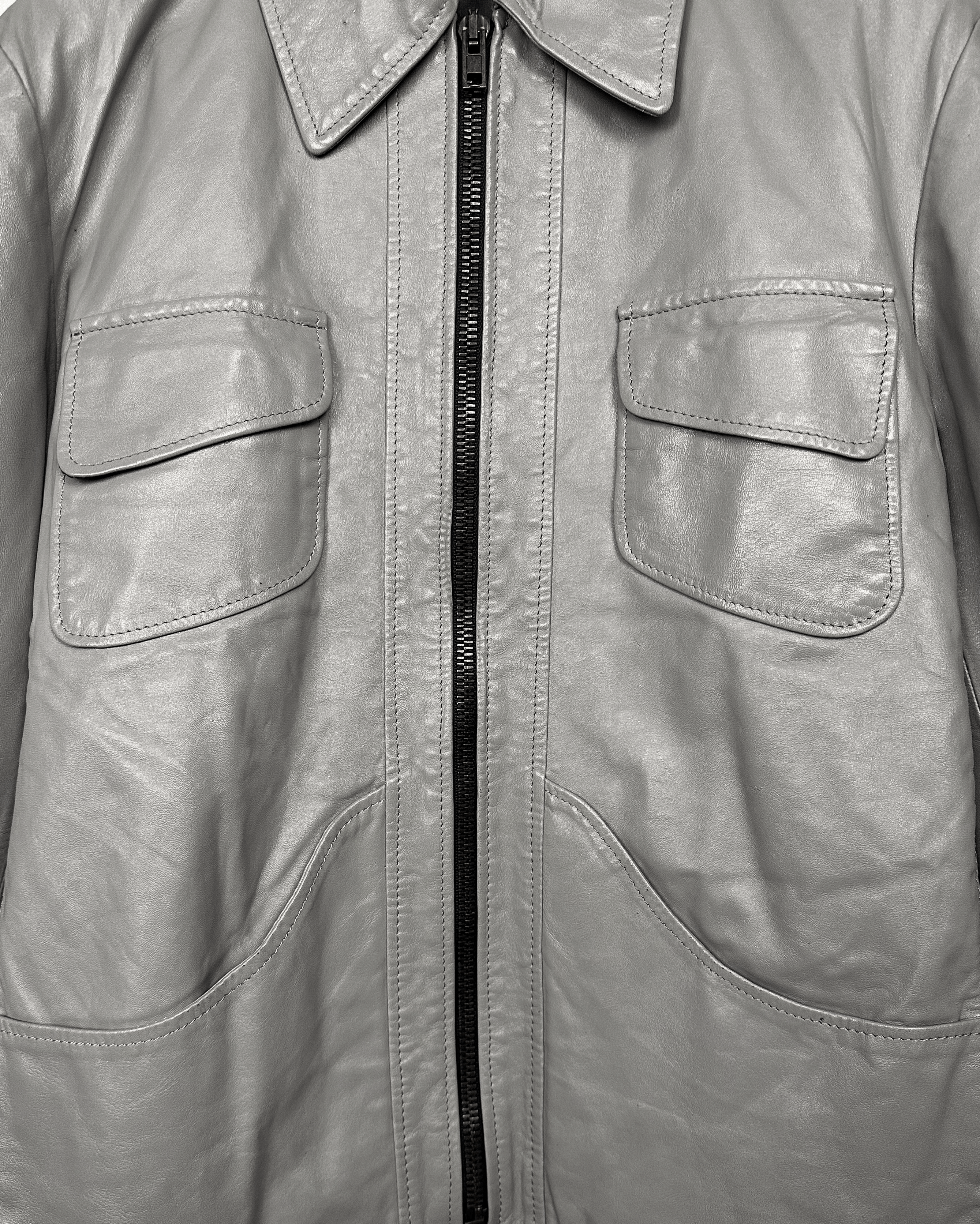 Maison Margiela Maison Margiela Vintage Leather Cropped Rider Jacket Size US L / EU 52-54 / 3 - 4 Thumbnail