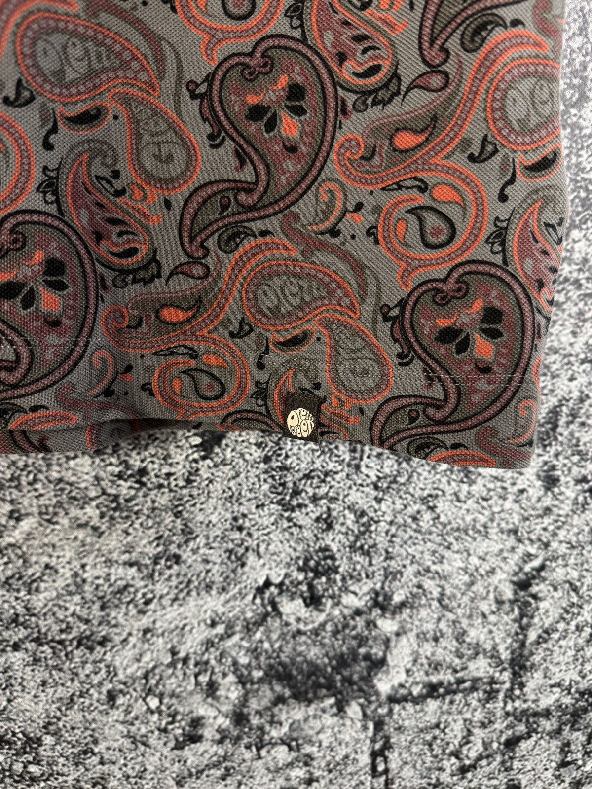 Pretty Green Pretty Green Short Sleeve Polo Shirt Paisley Print Size S Size US S / EU 44-46 / 1 - 6 Thumbnail