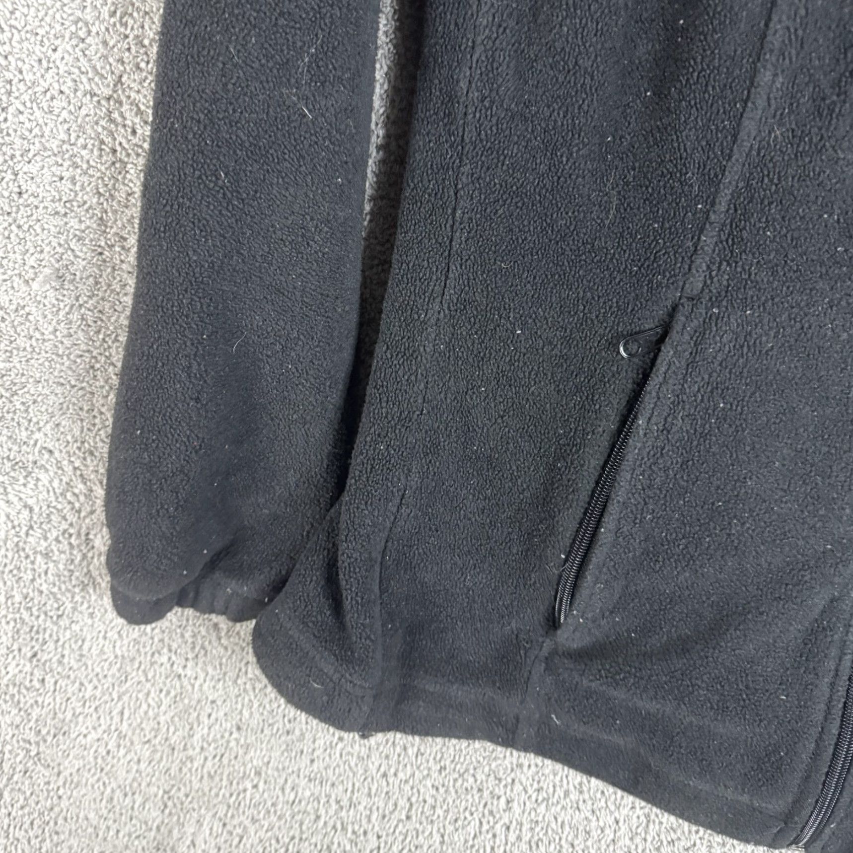Vintage Columbia Fleece Jacket Womens Small Black Full Zip Pockets Lightweight Outdoor All Seasons Size S / US 4 / IT 40 - 2 Thumbnail