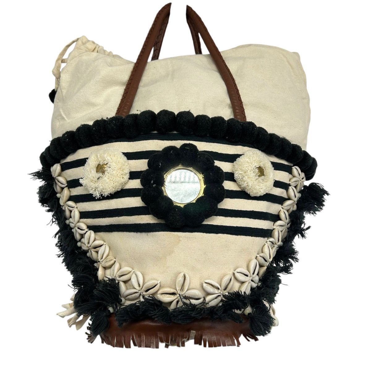Figue FIGUE RAJ PALACE MEDIUM TUK TUK HANDBAG BOHO VACATION TOTE Size ONE SIZE - 2 Thumbnail