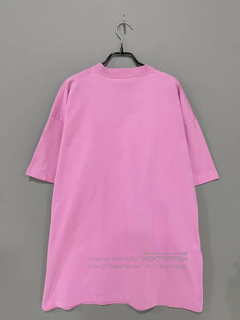 Balenciaga Balenciaga Embroidered Logo Pink Short Sleeve Size US M / EU 48-50 / 2 - 3 Thumbnail