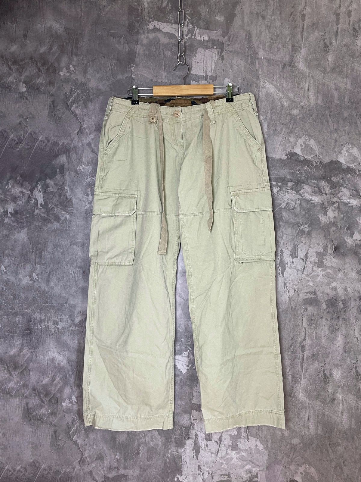 Alpha Industries × Japanese Brand Vintage Alpha Industries japanese cargo zip denim pants Size 34" / US 12 / IT 48 - 1 Thumbnail