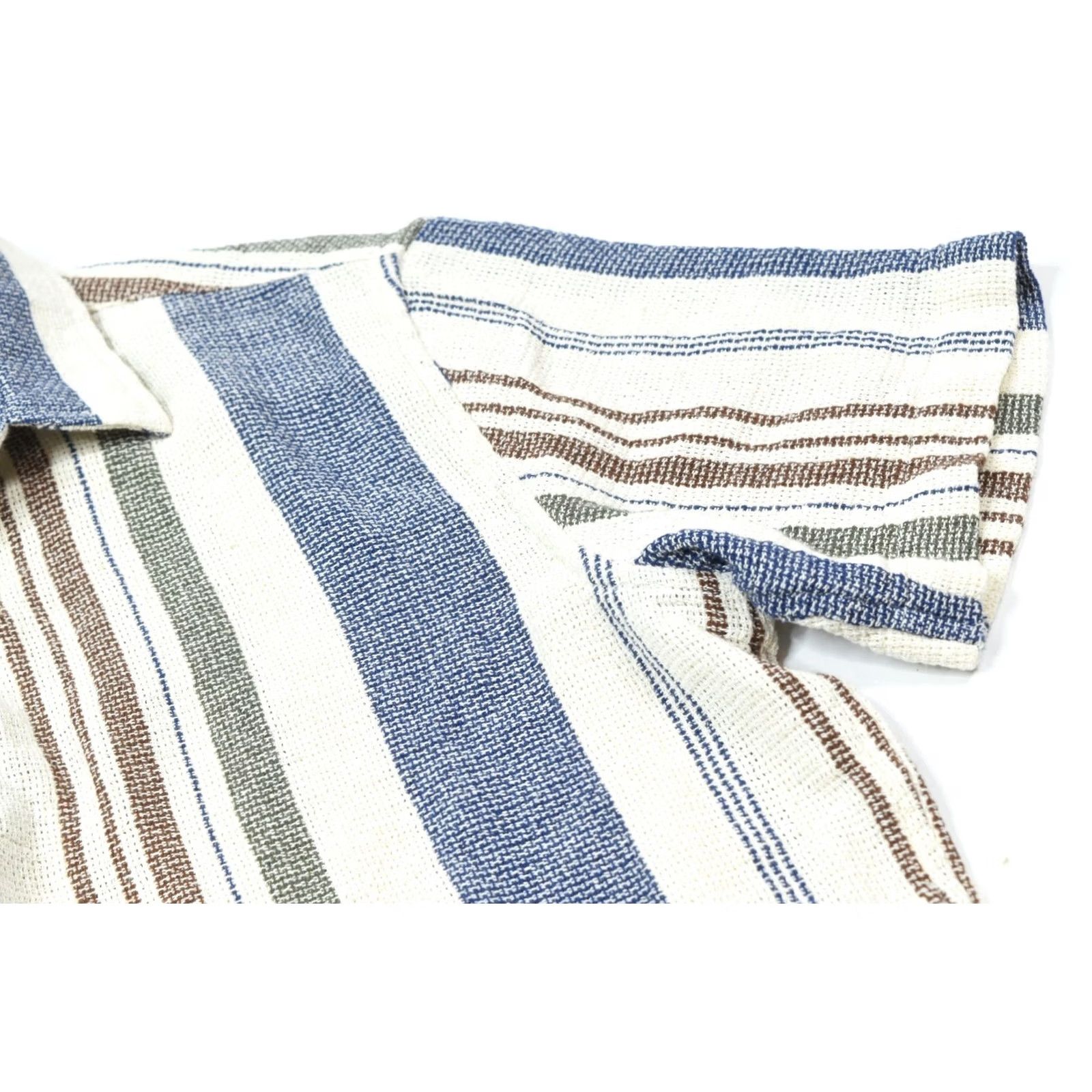 Hudson Hudson & Barrow Wovens Shirt Mens Large Cotton Button-Up Slim Fit Short Sleeve Size US L / EU 52-54 / 3 - 4 Thumbnail