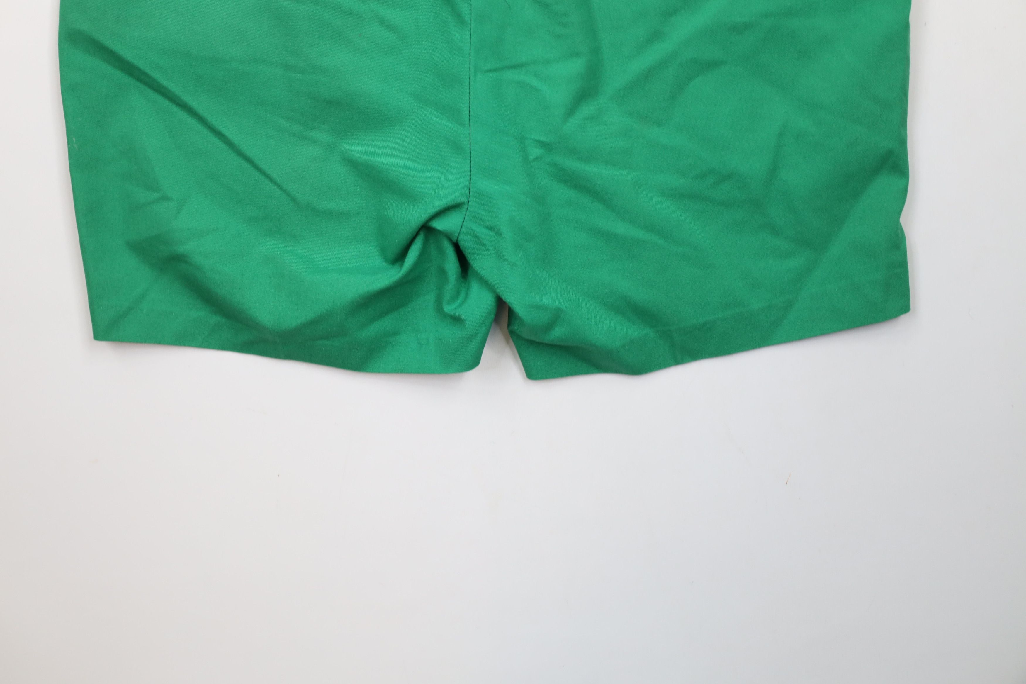 Vintage Vintage 80s 90s Streetwear Knee Chino Shorts Kelly Green Size US 36 / EU 52 - 13 Thumbnail
