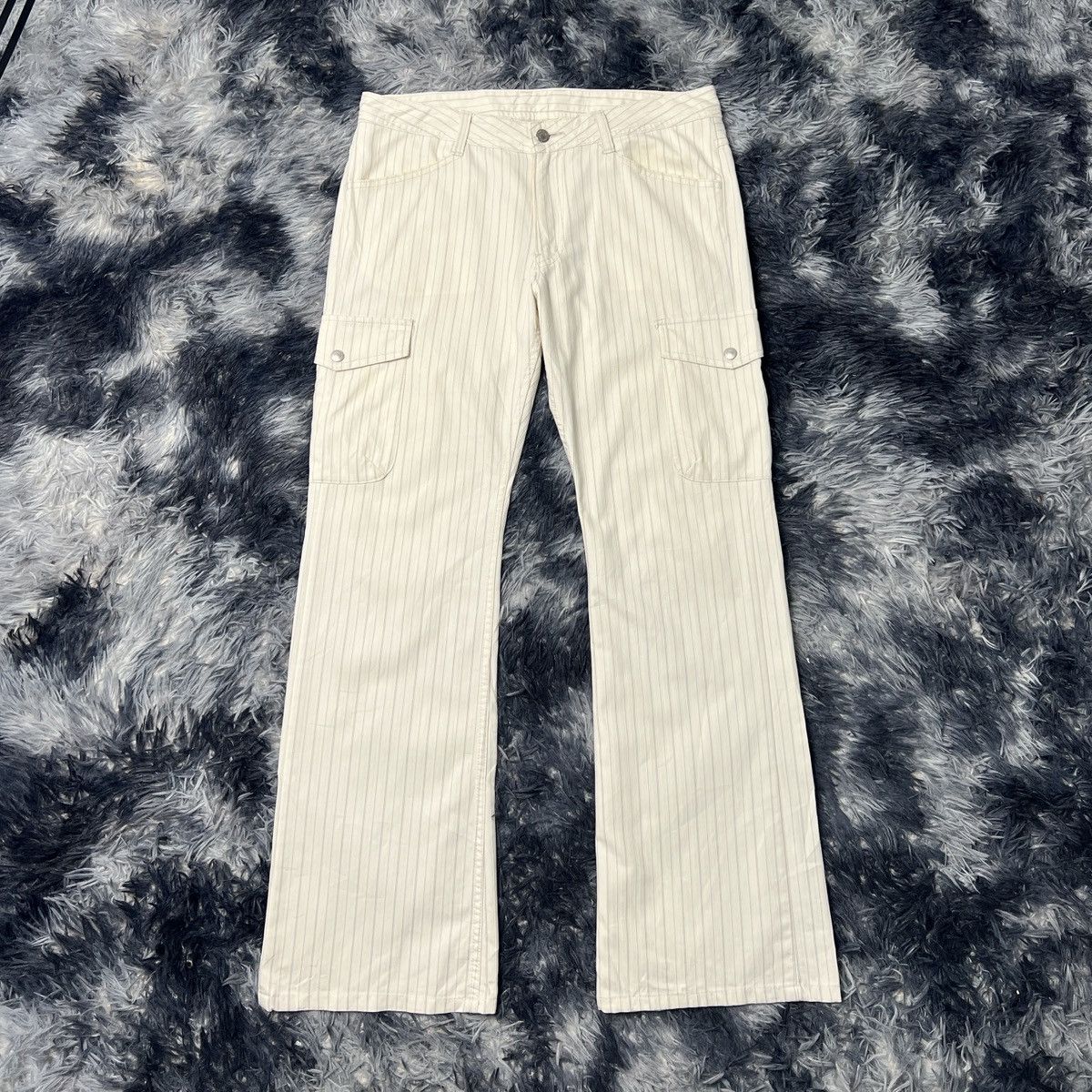 BIGI Men’s Bigi Bootcut Japanese Brand Cargo Pants Size US 33 - 1 Thumbnail