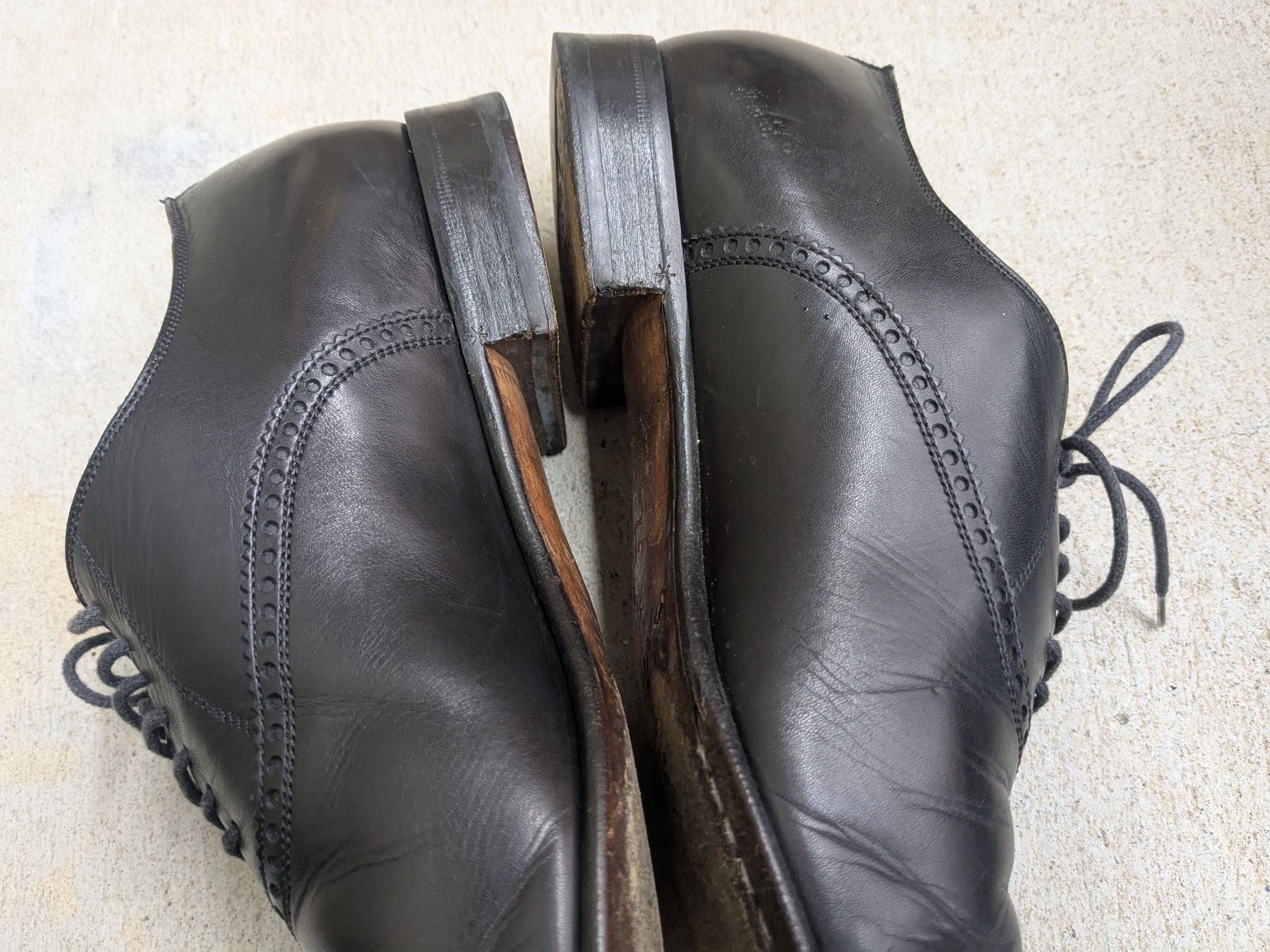 Gucci Gucci Oxfords Brogues Black 10 Lace Up Italy Size US 10 / EU 43 - 9 Thumbnail
