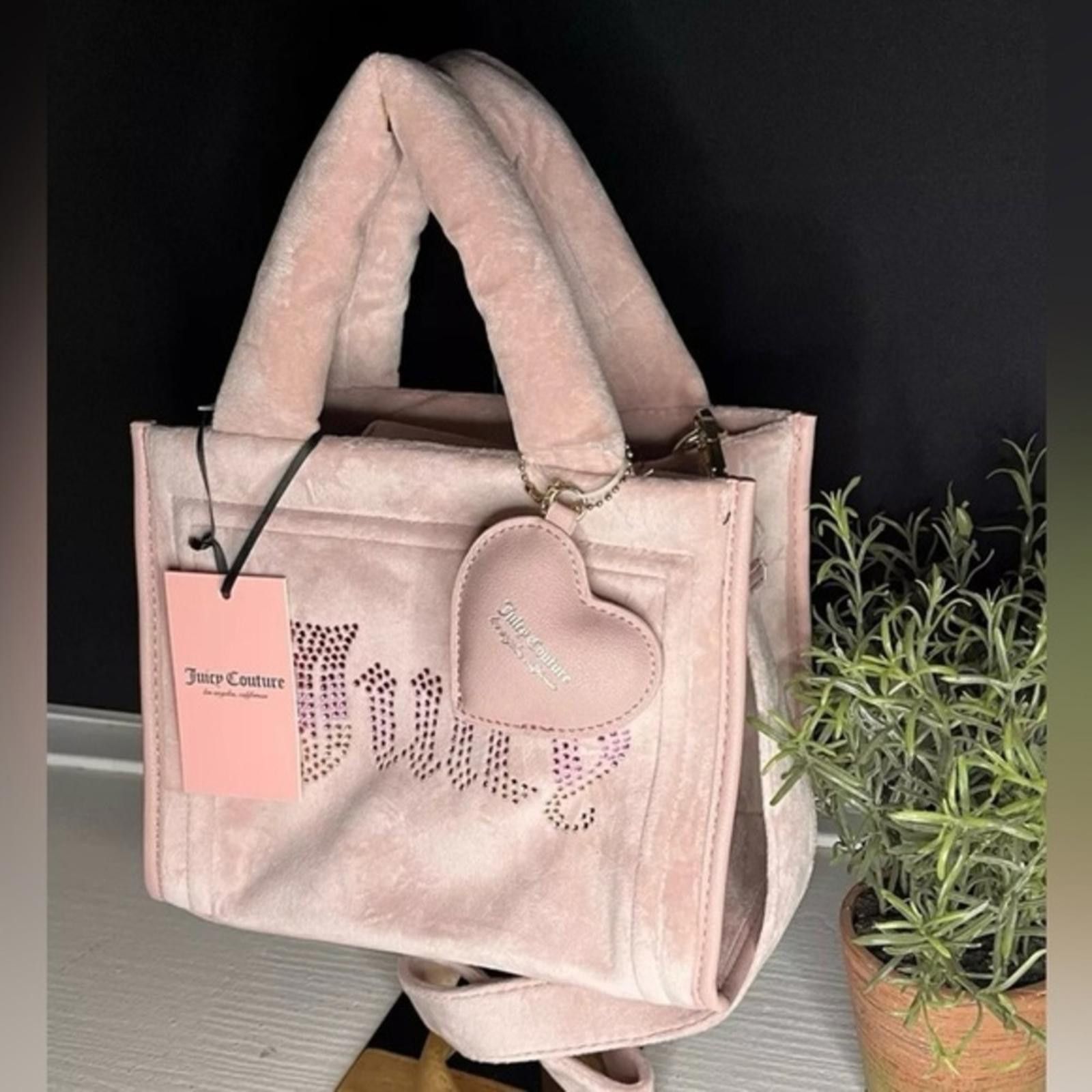 Juicy Couture Jeans Juicy Couture Dusty Blush Big Spender Mini Tote Size ONE SIZE - 1 Thumbnail