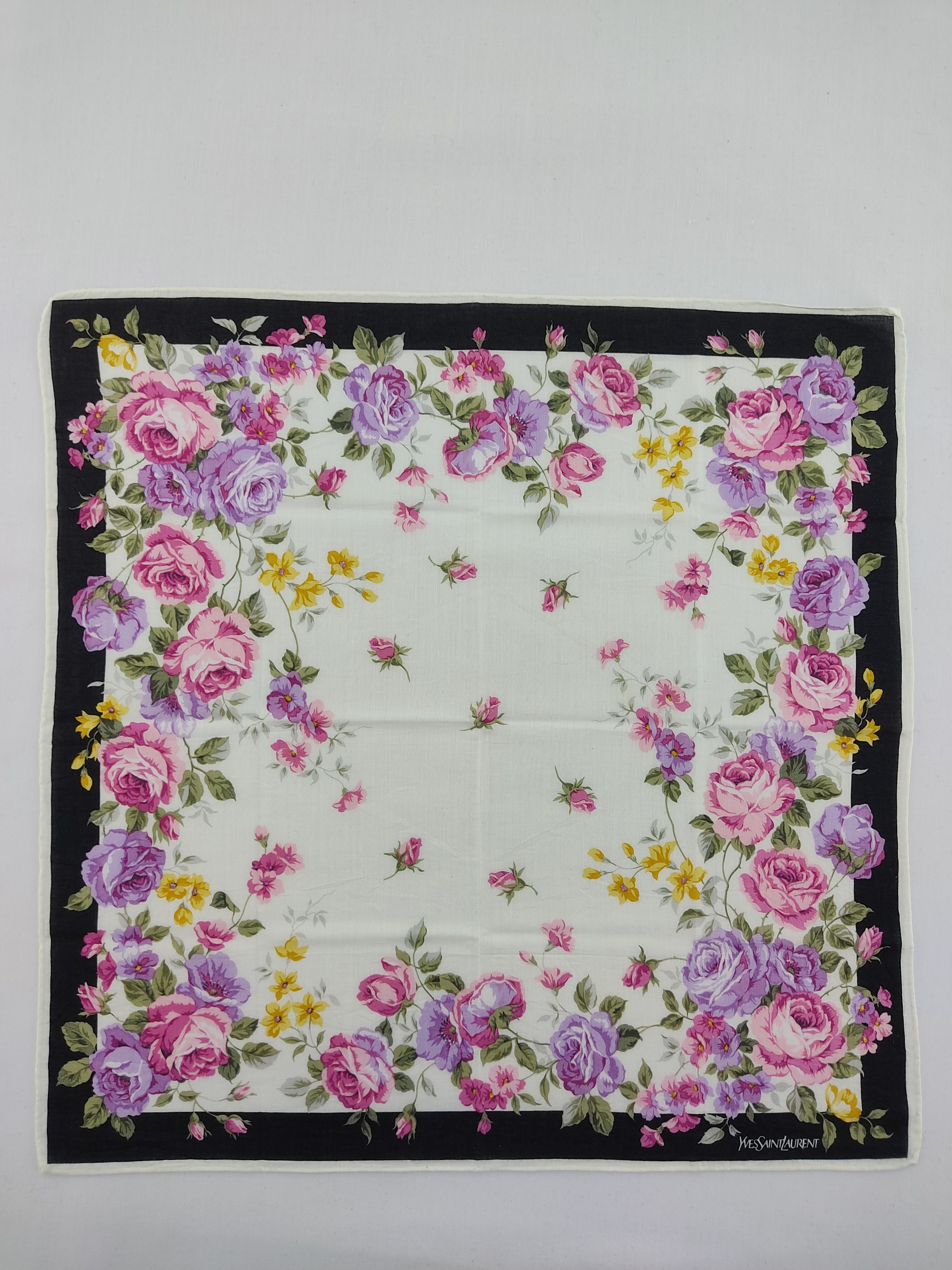 Vintage × Yves Saint Laurent Vintage Yves Saint Laurent Handkerchief / Neckwear / Bandana Size ONE SIZE - 3 Thumbnail