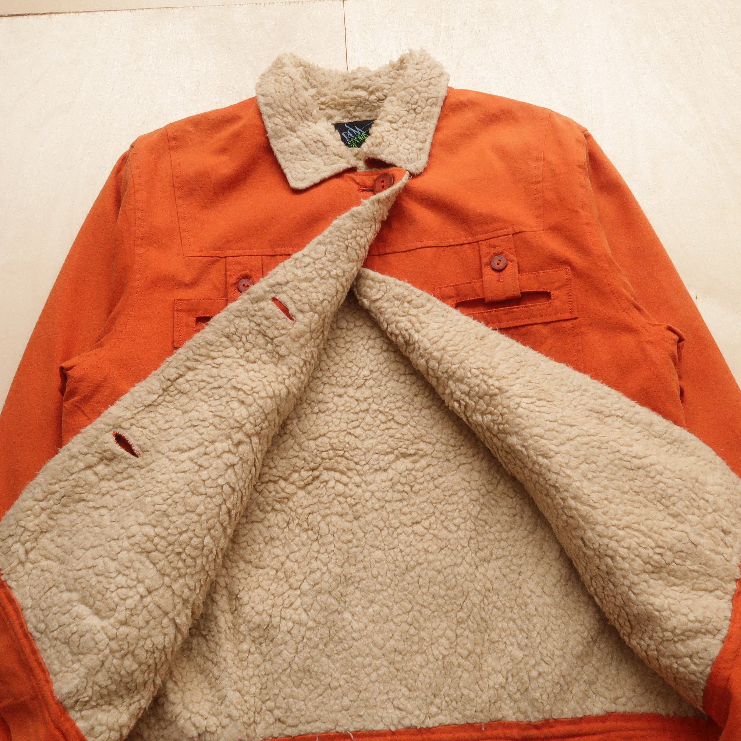 Japanese Brand 2000s Rosa Sports Issey Miyake Sherpa Suede Jacket Size US L / EU 52-54 / 3 - 11 Thumbnail