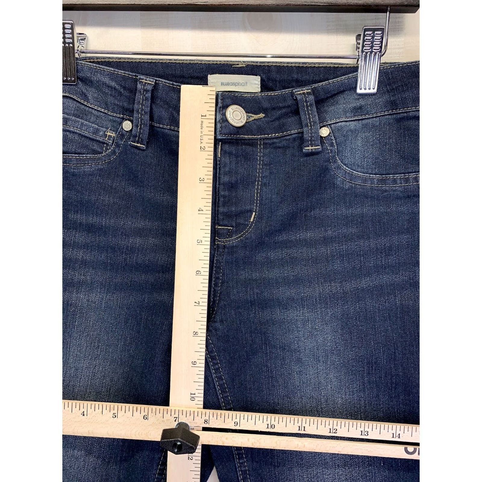 Vintage Blue Asphalt Jeans Jegging Women’s SZ 3 NWT-4601 Slim Regular Pull On Denim Cotton Blend Blue Size 26" / US 2 / IT 38 - 4 Thumbnail