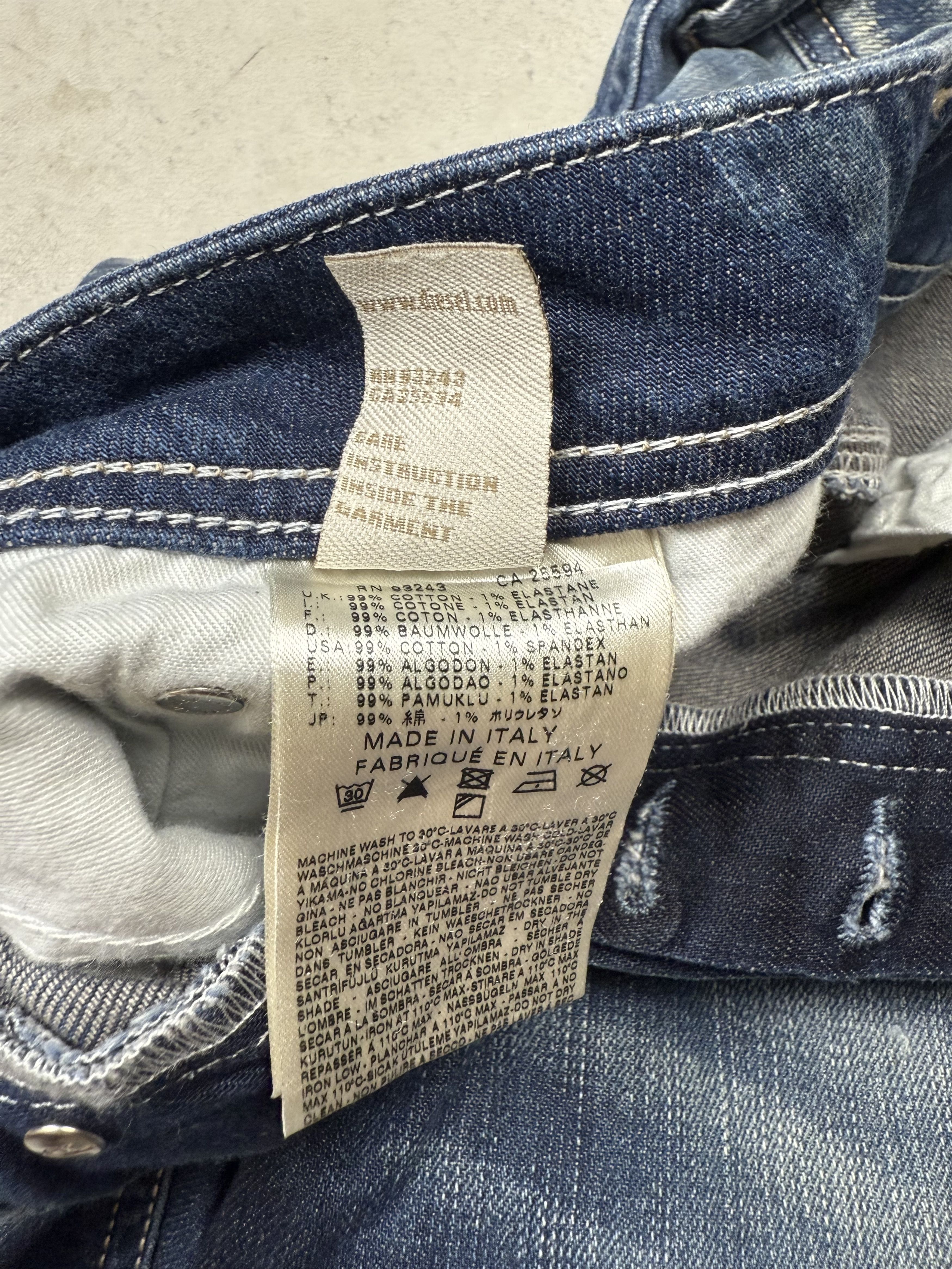Diesel Diesel Zatiny Bootcut Distressed Jeans Denim Size US 29 - 14 Thumbnail
