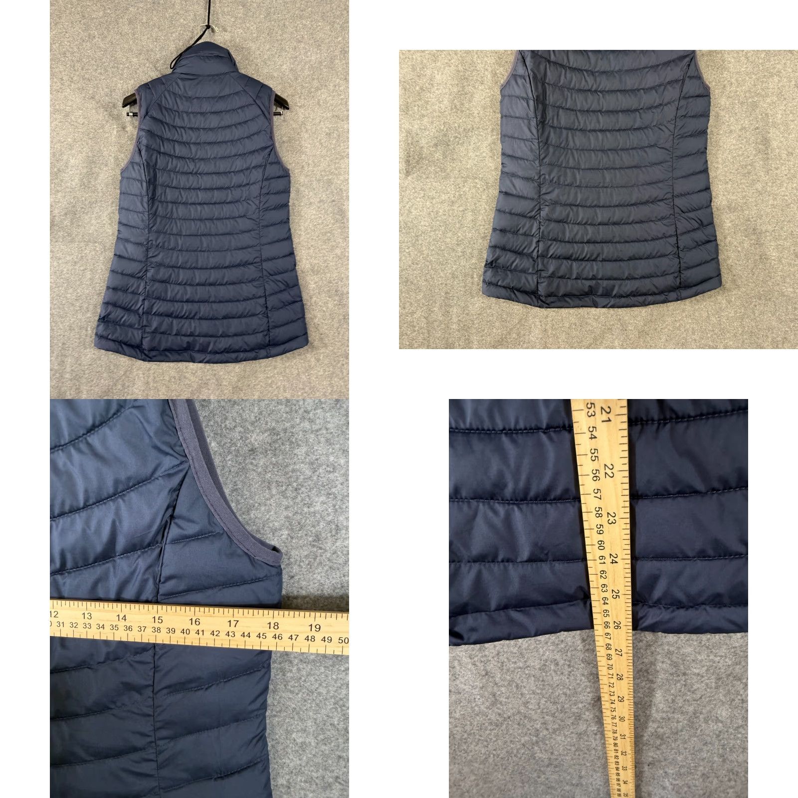 Vintage Columbia Powder Lite II Vest Womens S Navy Blue Full Zip Omni-Heat Lined Size S / US 4 / IT 40 - 9 Thumbnail