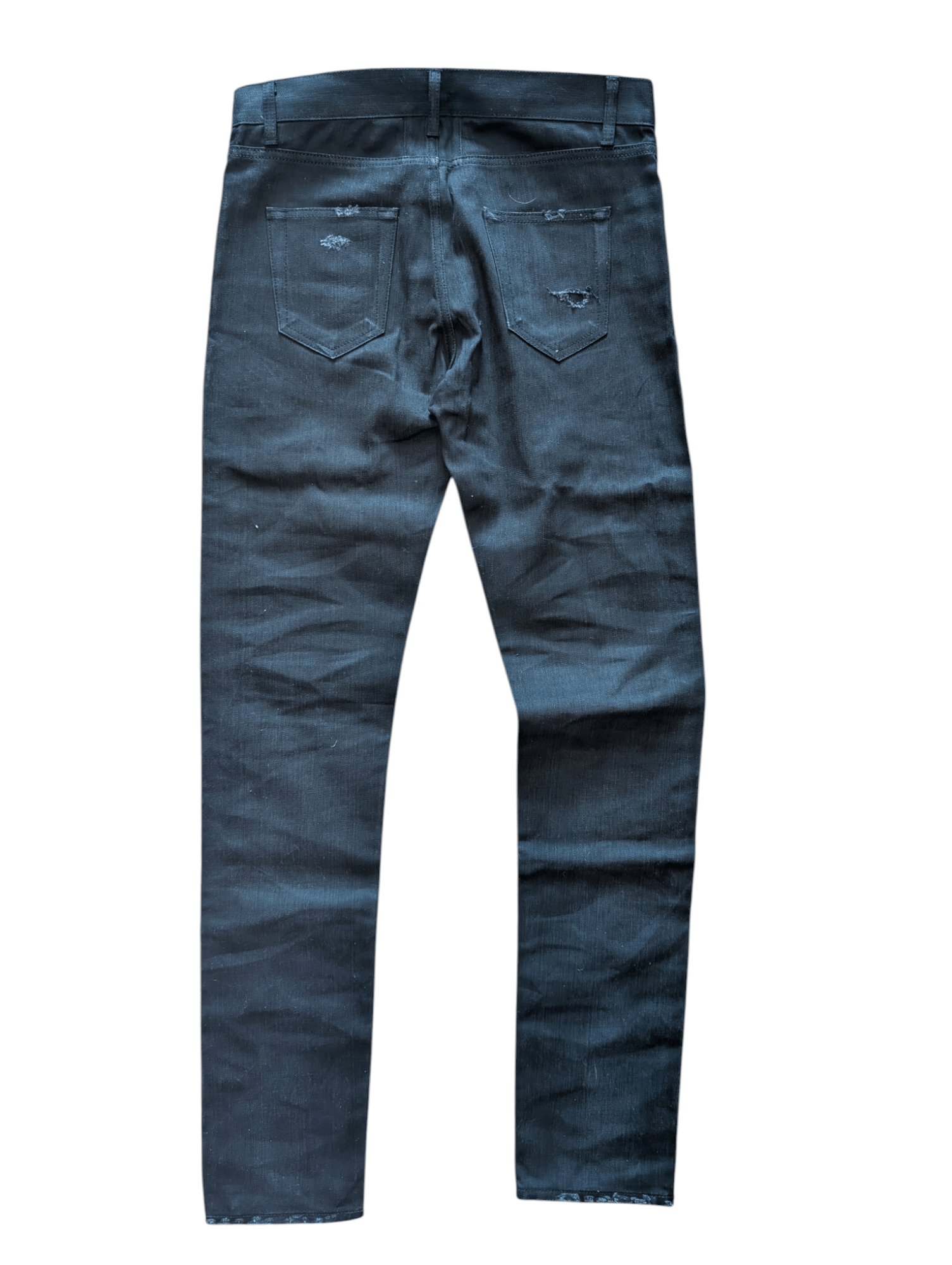 Saint Laurent Paris Saint Laurent SS15 D02 Crash Denim by Hedi Slimane Size US 31 - 2 Thumbnail