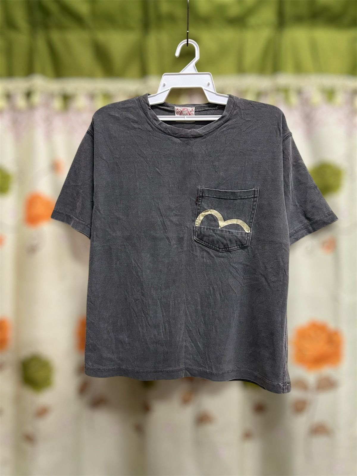Evisu × Japanese Brand × Vintage Vintage 90s evisu shirt pocket