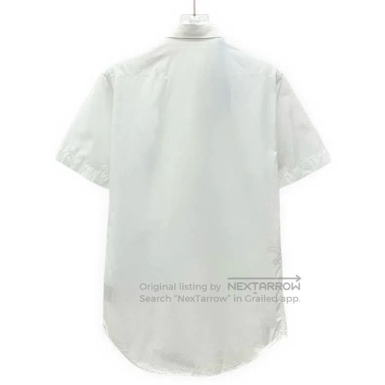 Dior Dior Size 37 White bee embroidery cotton lapel single-breas Size US XXS / EU 40 - 2 Thumbnail