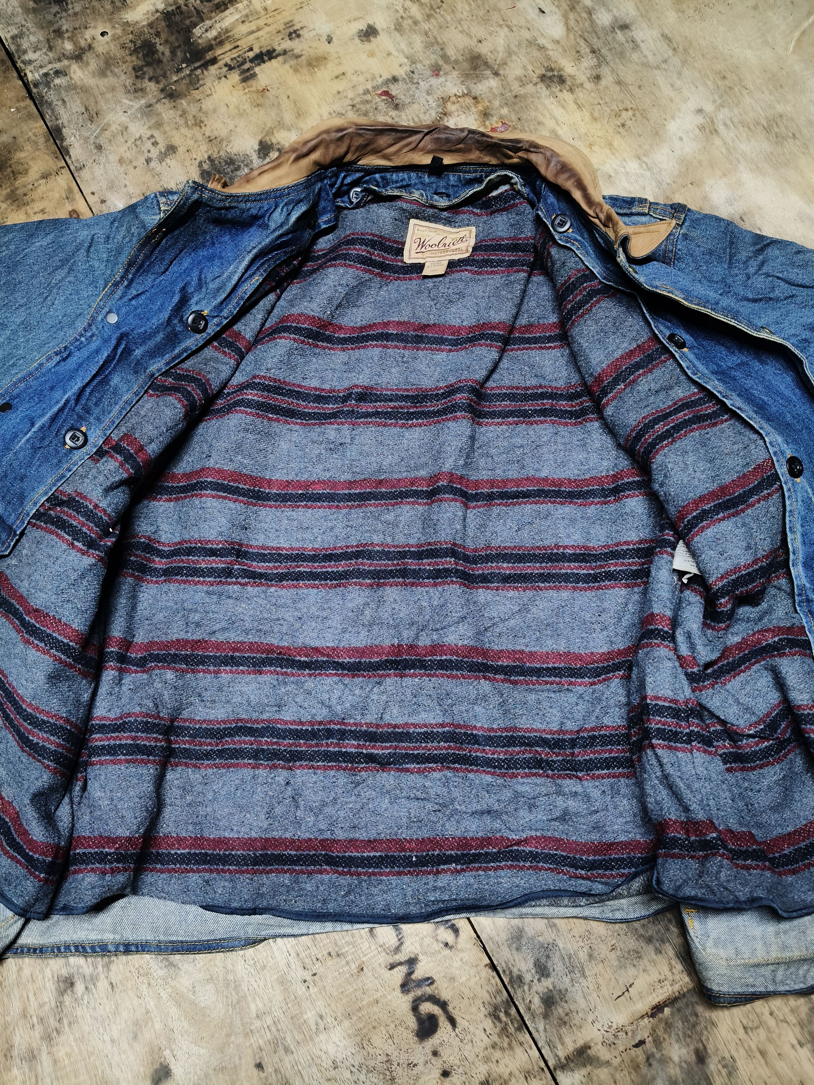 Woolrich Woolen Mills Woolrich Denim Double Jacket Size XL / US 12-14 / IT 48-50 - 6 Thumbnail