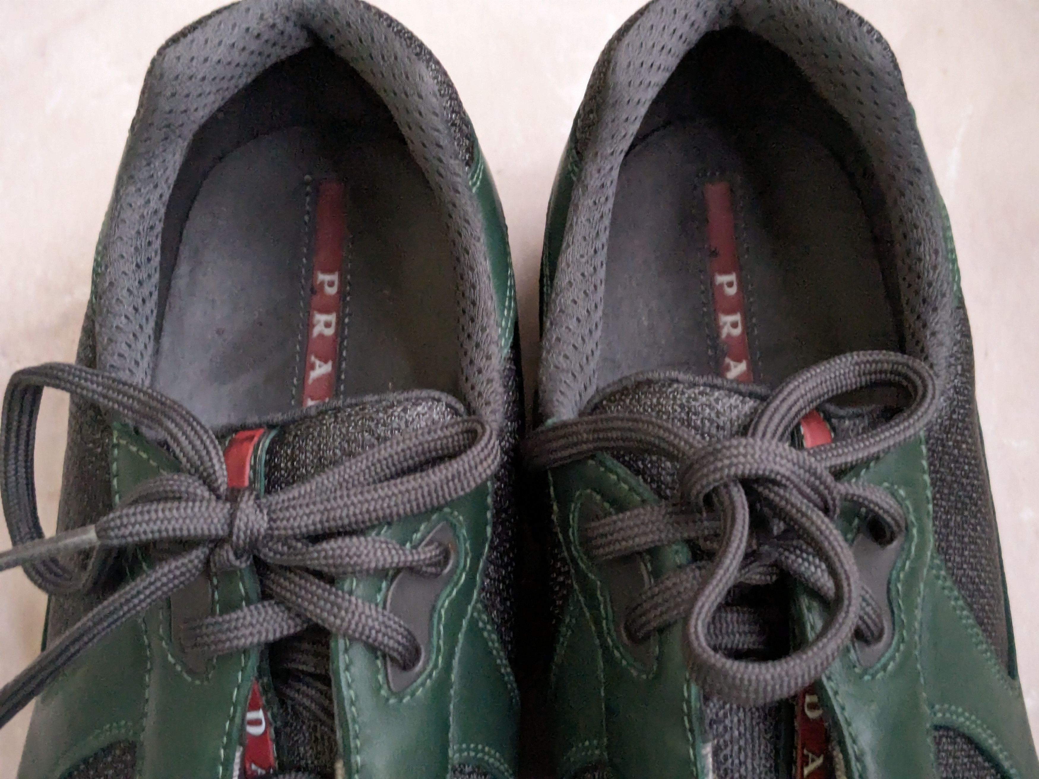 Prada Prada America's Cup Green 11.5 Leather Low Tops Size US 11.5 / EU 44-45 - 5 Thumbnail