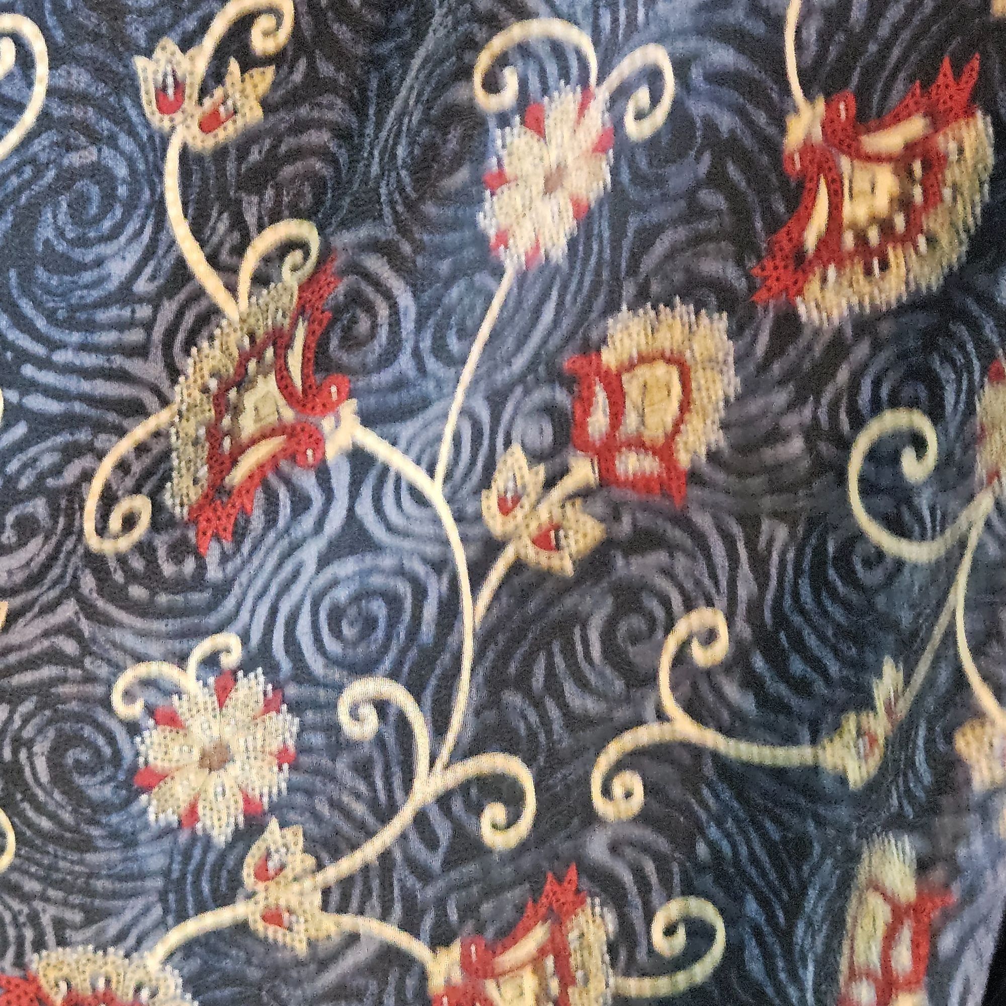 Liz Claiborne VTG Liz Claiborne Blue 100%Silk Skirt 10 Boho Boho Cottage Size 32" / US 10 / IT 46 - 6 Thumbnail