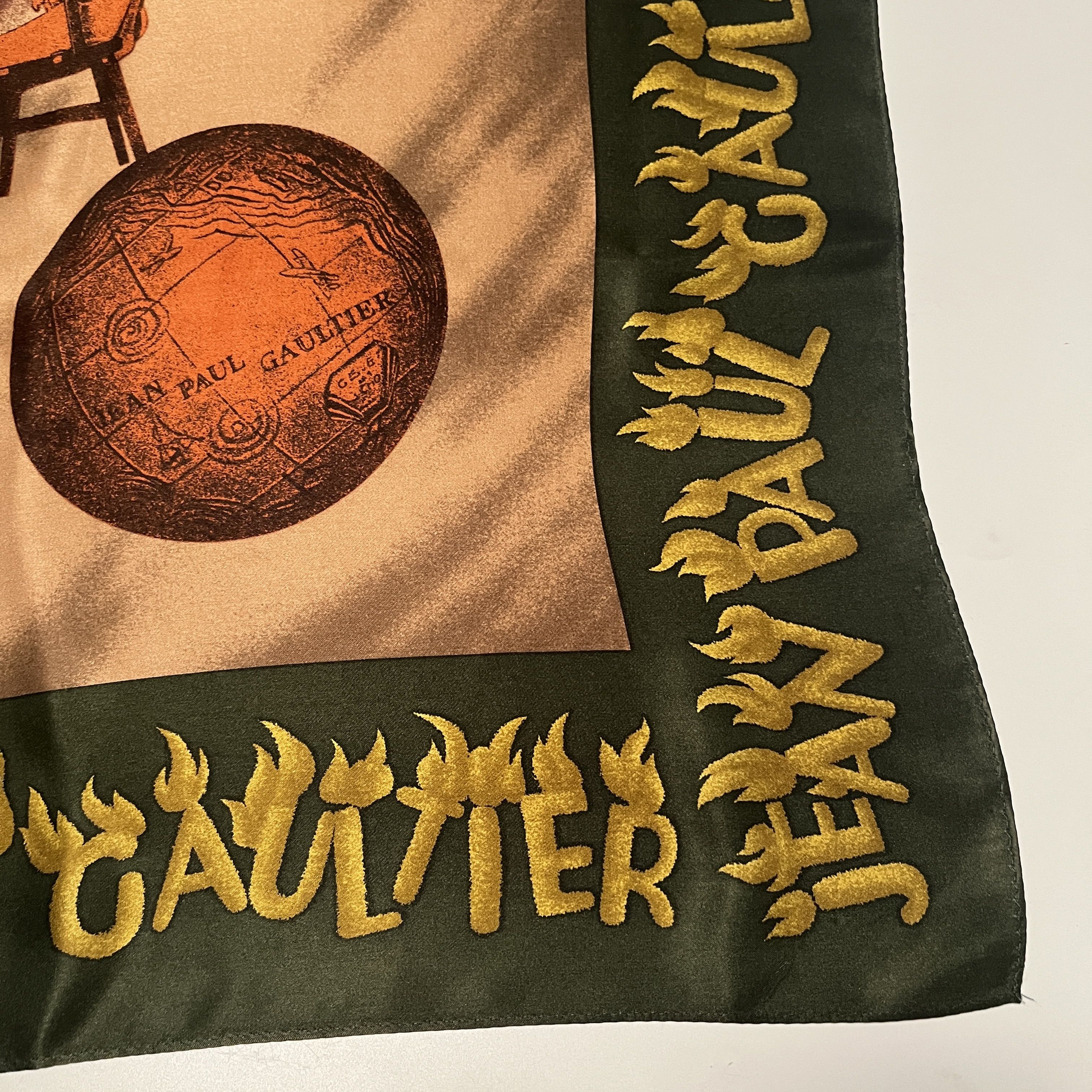 Jean Paul Gaultier Vintage Jean Paul Gaultier Art Print Silk Scarf Size ONE SIZE - 3 Thumbnail