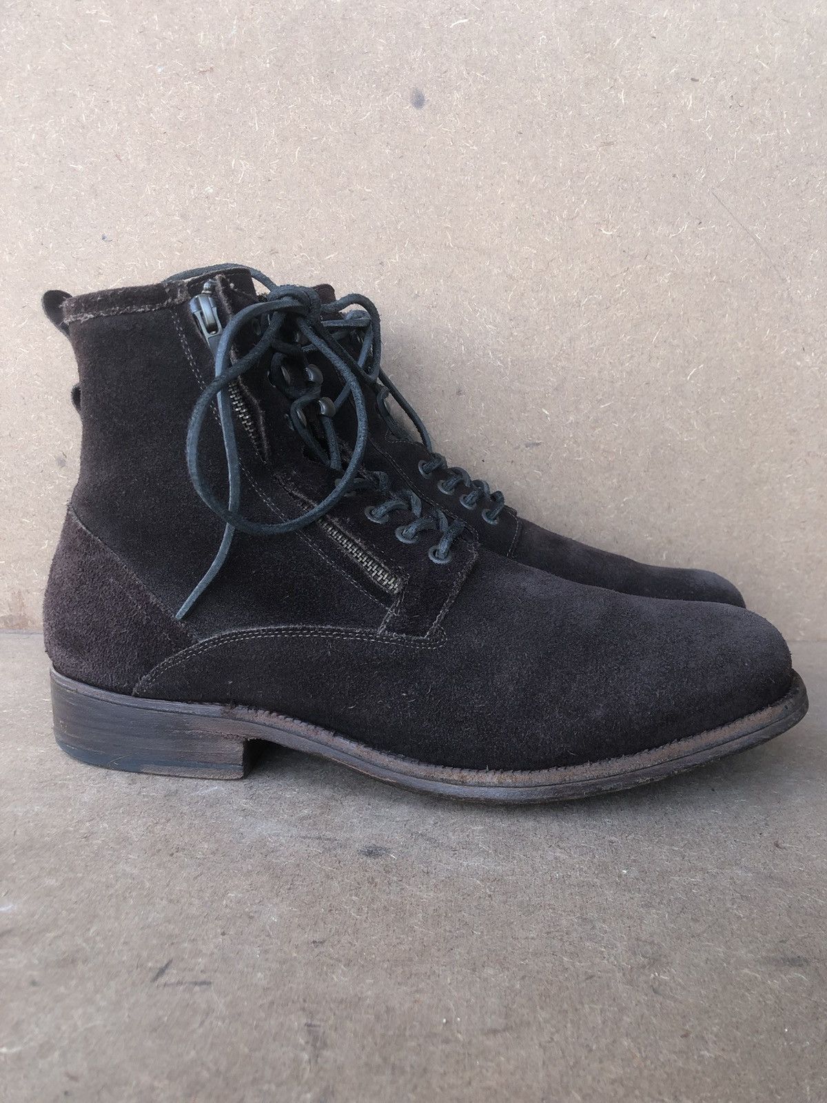 Vintage ZZYXX Brown Suede Leather Men’s Boots Size 10 Size US 10 / EU 43 - 1 Thumbnail