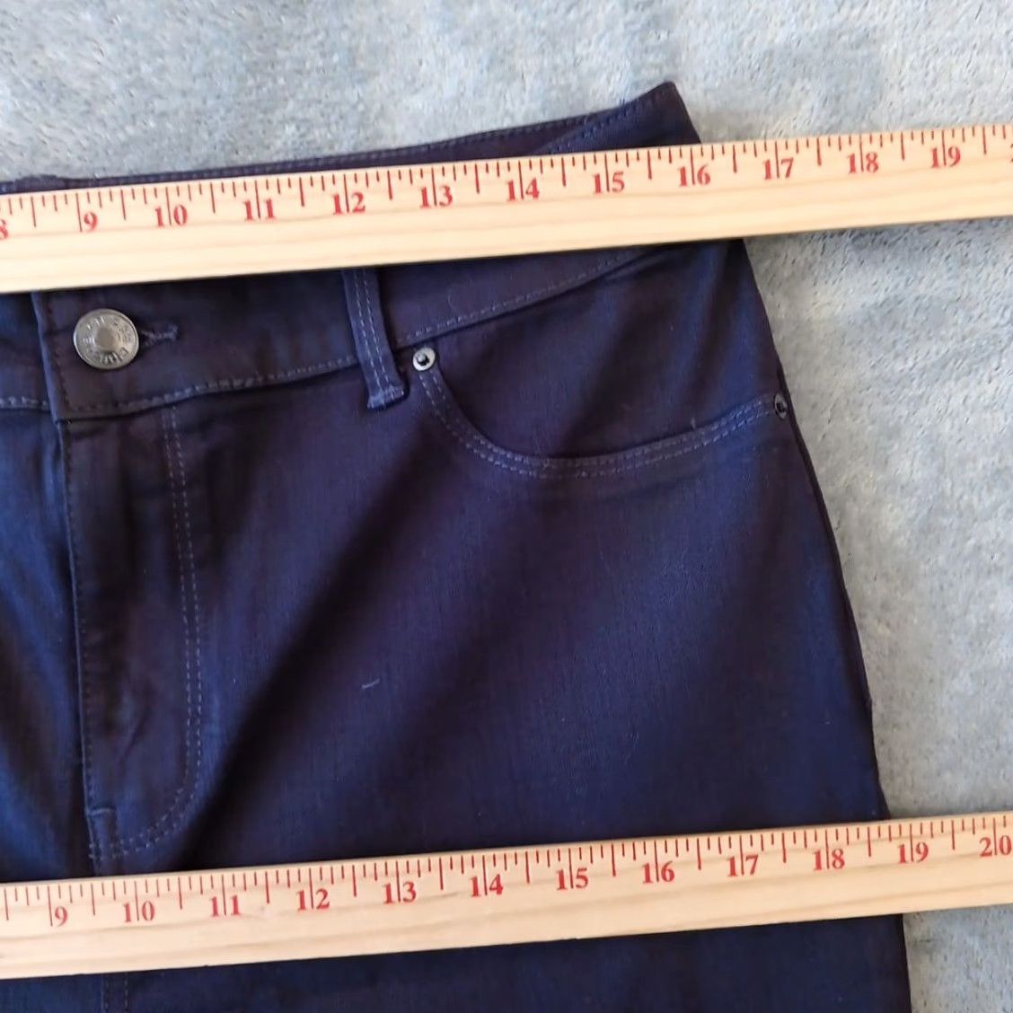 Vintage Chico's Pants Womens Size 1 Purple Skinny Stretch Jegging 32x30.5 Size 25" / US 0 / IT 36 - 3 Thumbnail