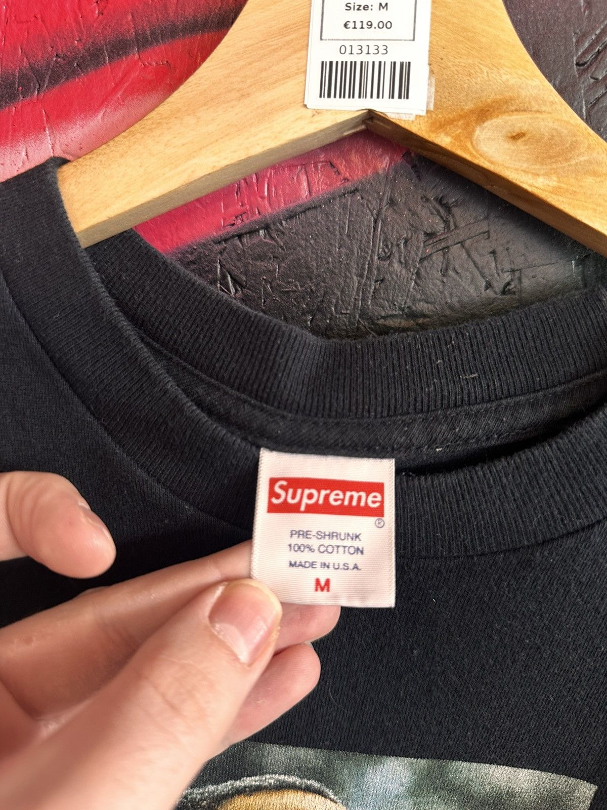 Supreme Supreme Marvin Gaye T black Size US M / EU 48-50 / 2 - 5 Thumbnail