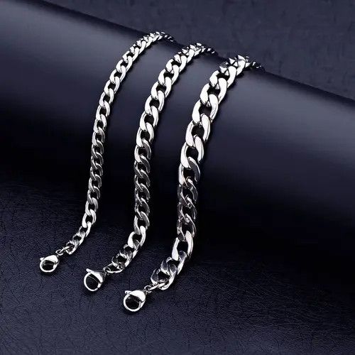 Jewelry Cuban Chain Bracelet 20cm Size ONE SIZE - 3 Thumbnail
