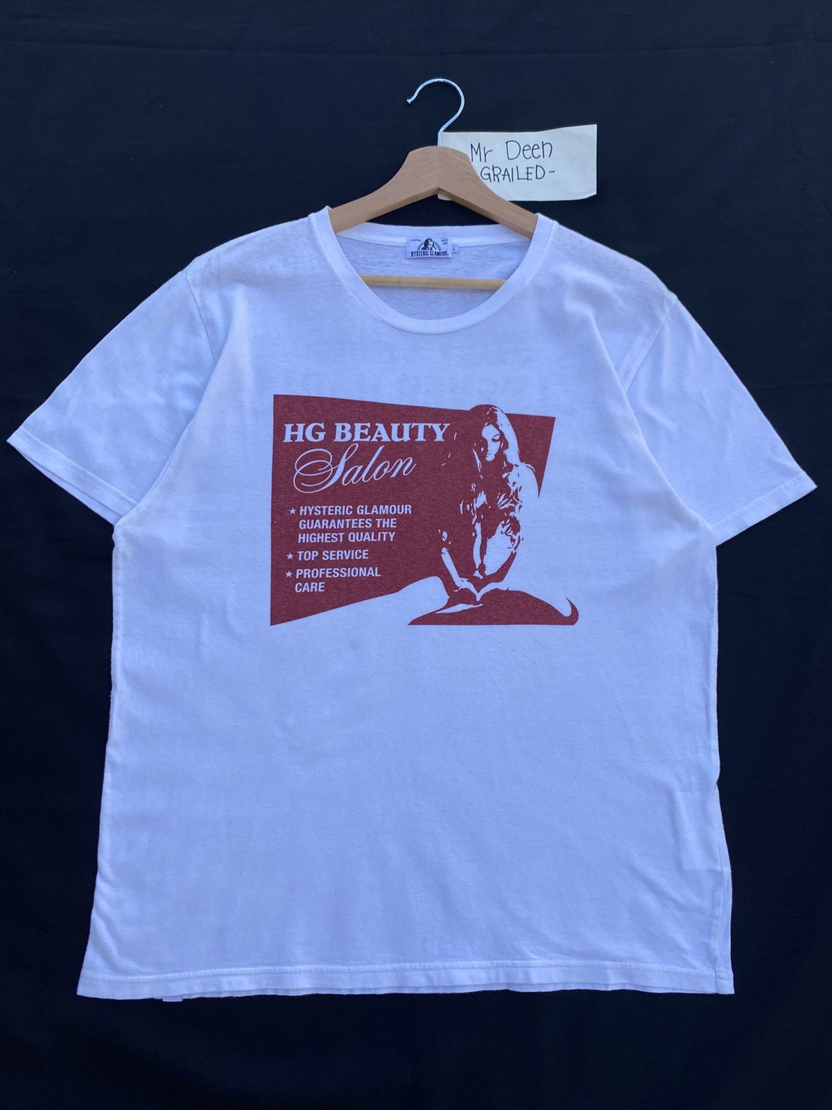 Hysteric Glamour Rare Hysteric Glamour Beauty Salon Tshirt Size US M / EU 48-50 / 2 - 2 Thumbnail