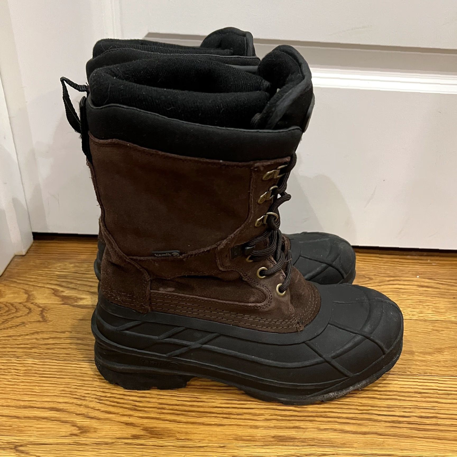 Vintage VINTAGE Kamik Men’s Winter Boots Size 9M Waterproof Insulated Snow Boots Mid-Calf Brown Size US 9 / EU 42 - 4 Thumbnail