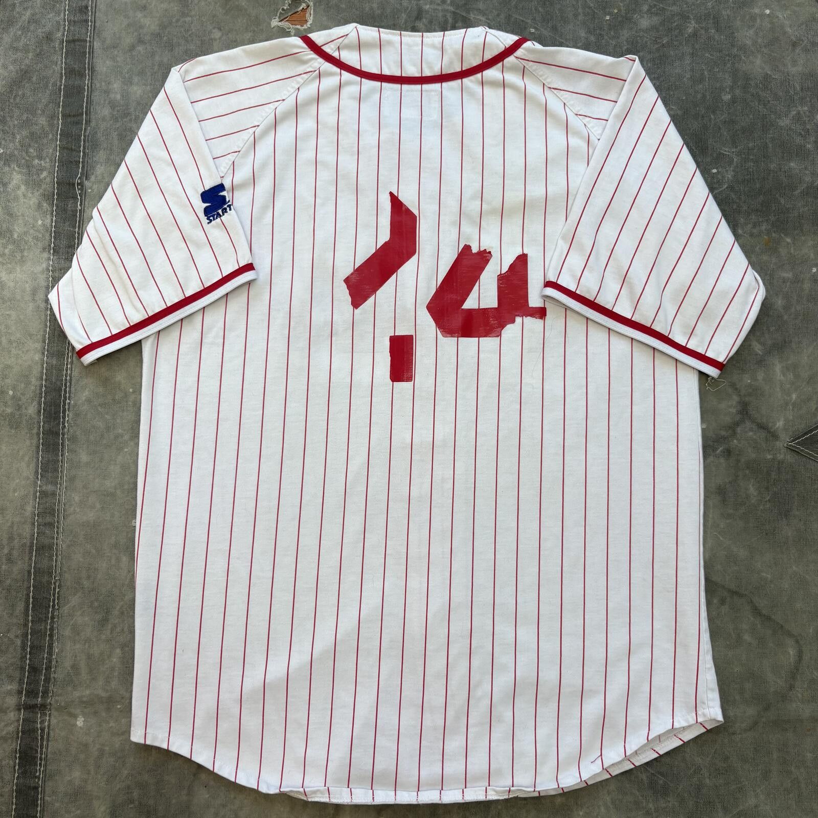Starter Vintage 90s Starter Texas Rangers Pinstripe Baseball Jersey Size US L / EU 52-54 / 3 - 5 Thumbnail