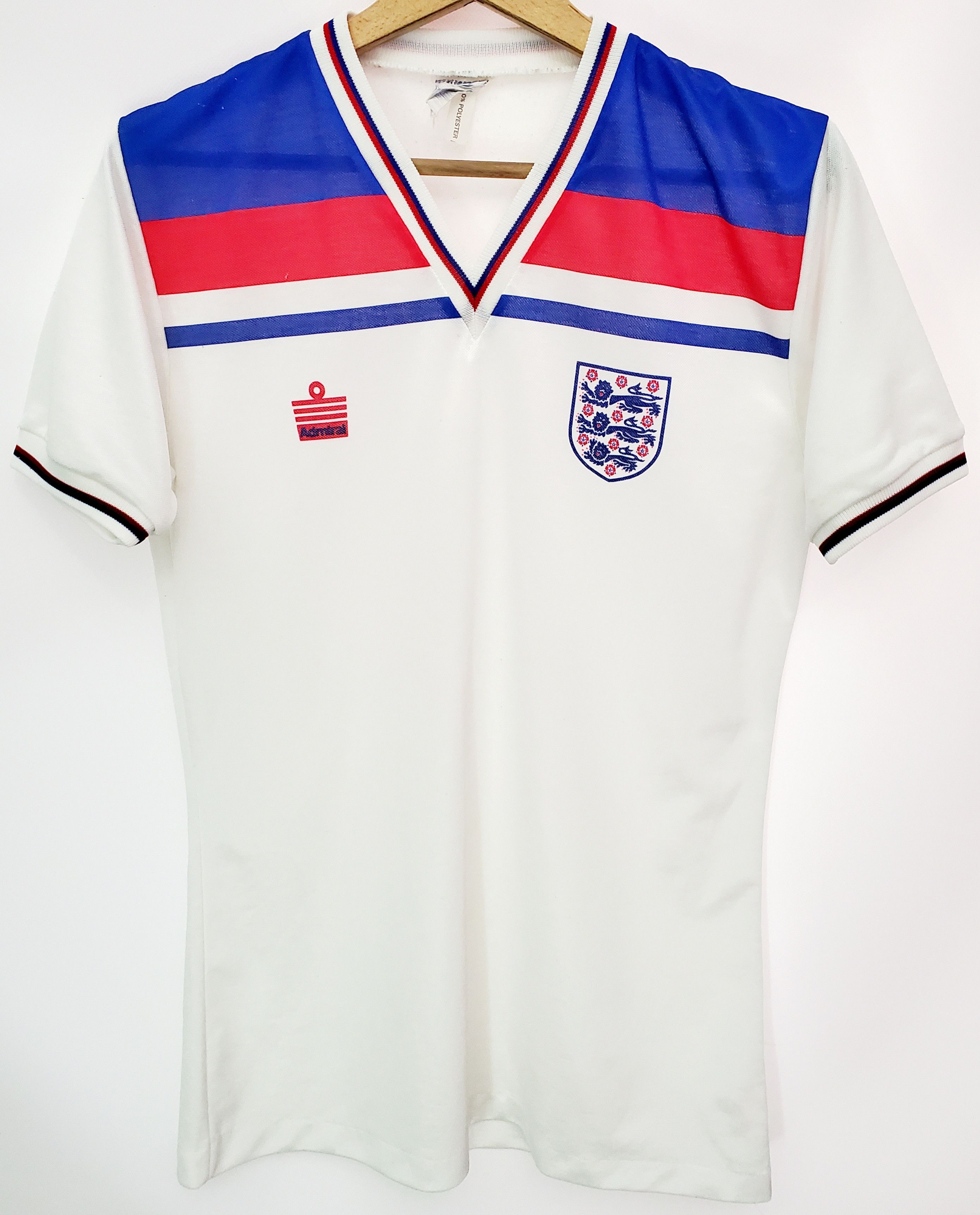 Vintage Vintage England 1980 Home Soccer Jersey Admiral size M Size US M / EU 48-50 / 2 - 1 Thumbnail