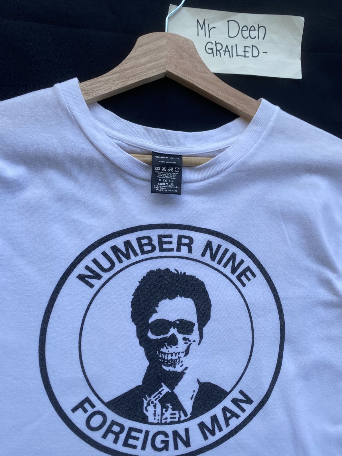 Number (N)ine Rare Number Nine Foreign Man Tshirt Size US M / EU 48-50 / 2 - 11 Thumbnail